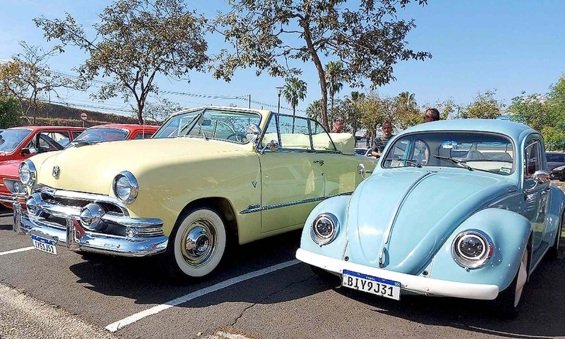 Modelos que marcaram gerações, como Fusca e Opala, estarão em exposição ao ar livre