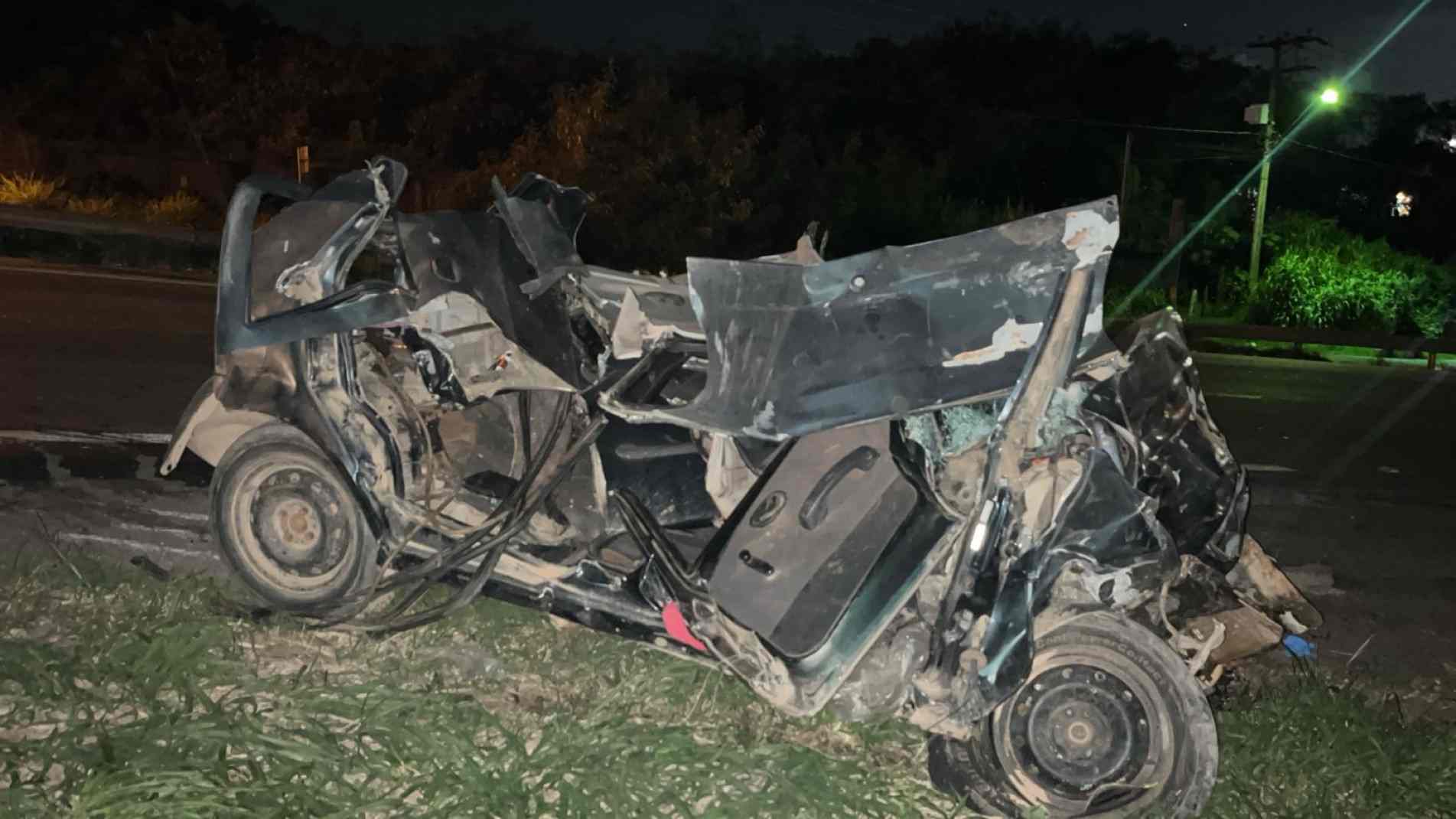 O condutor que provocou o acidente se recusou a fazer o teste do bafômetro