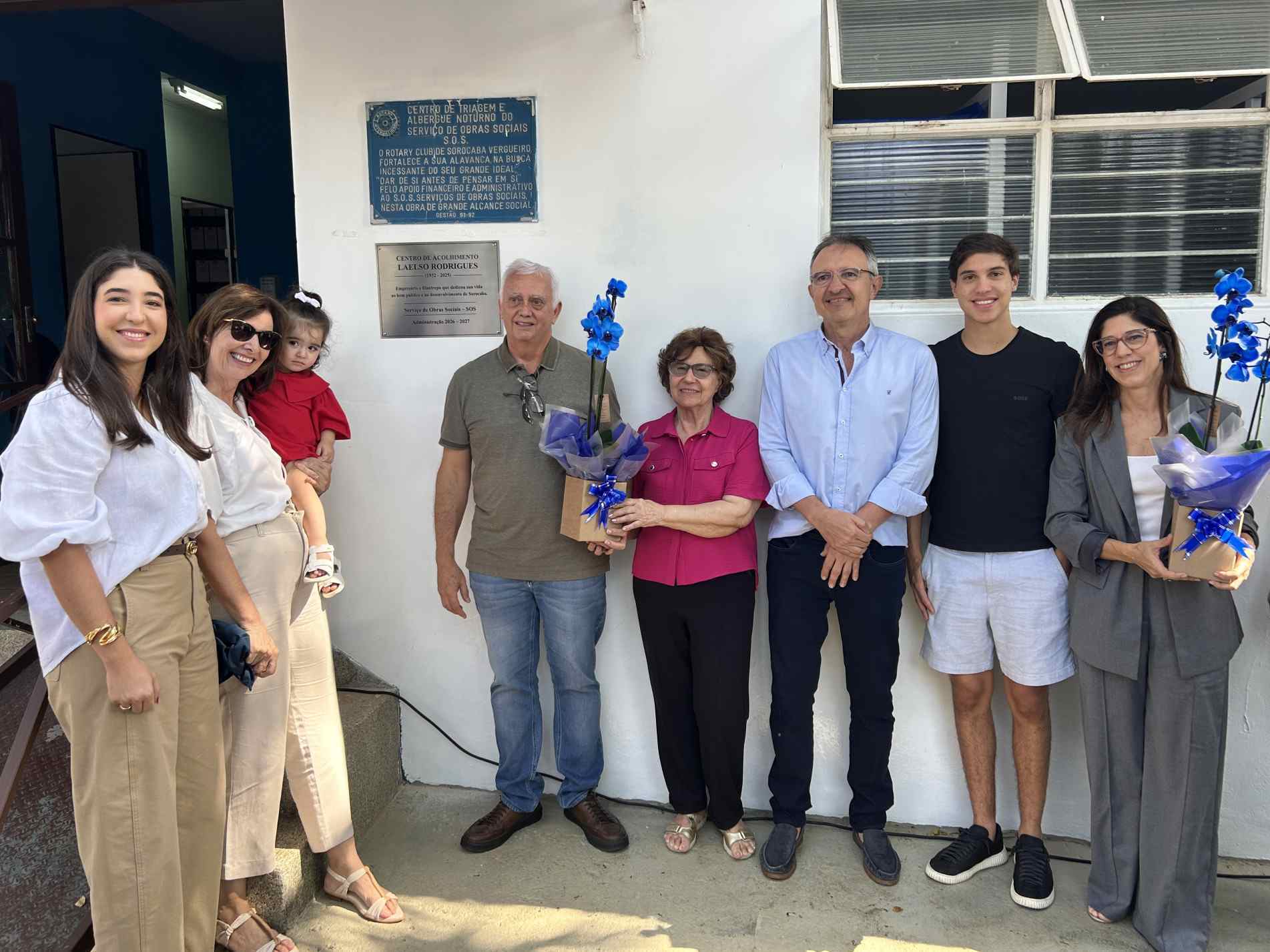 A cerimônia simbolizou a perpetuação de um nome ligado ao trabalho voluntário