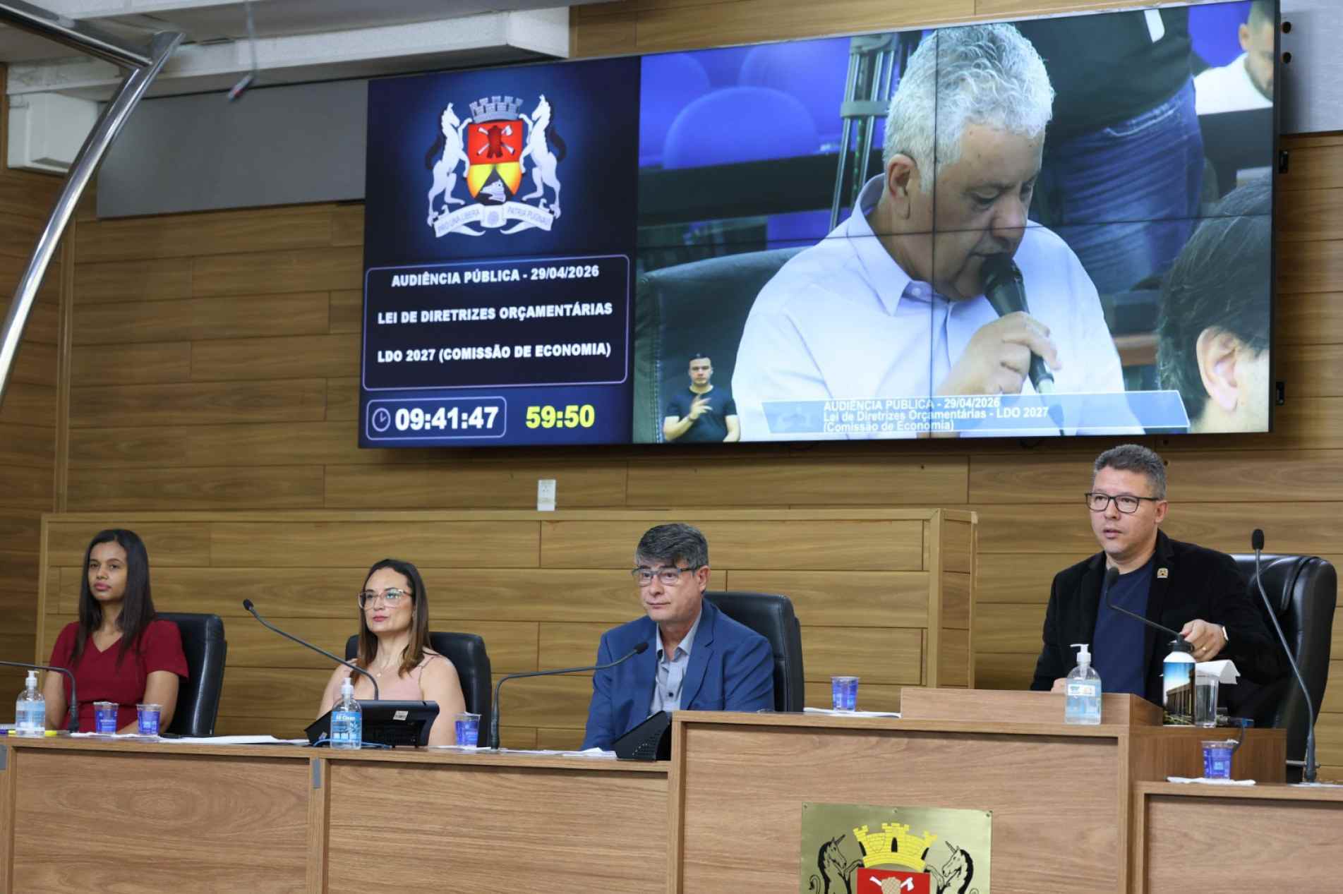 Audiência sobre LDO 2017 na Câmara detalham números da administração municipal
