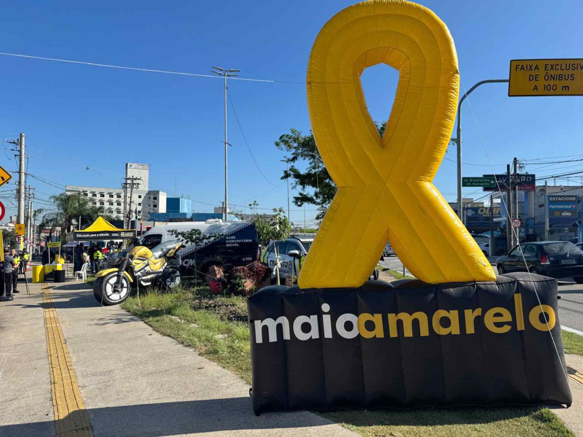  Com programação diária, a campanha busca ampliar a conscientização dos usuários das vias
