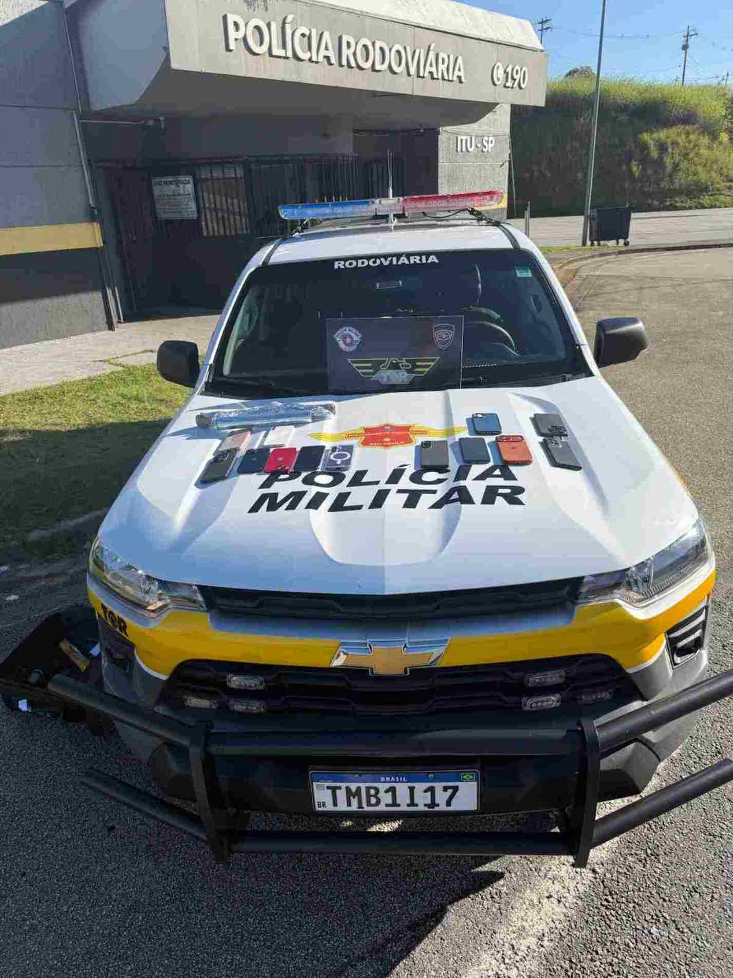 O suspeito foi preso em flagrante por receptação e encaminhado ao Distrito Policial Central de Itu