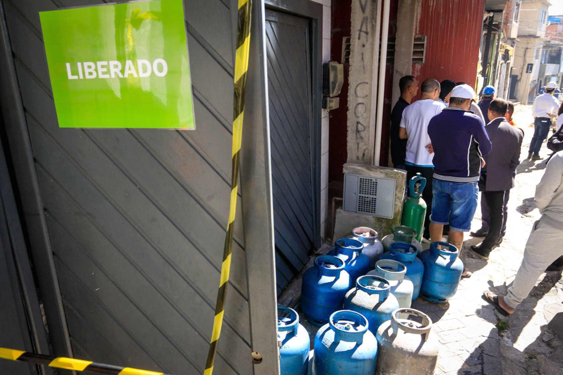 Casas foram liberadas aos moradores após vistoria