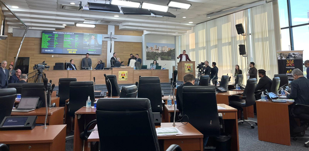 Projeto segue para segunda discussão antes da votação final no Legislativo sorocabano