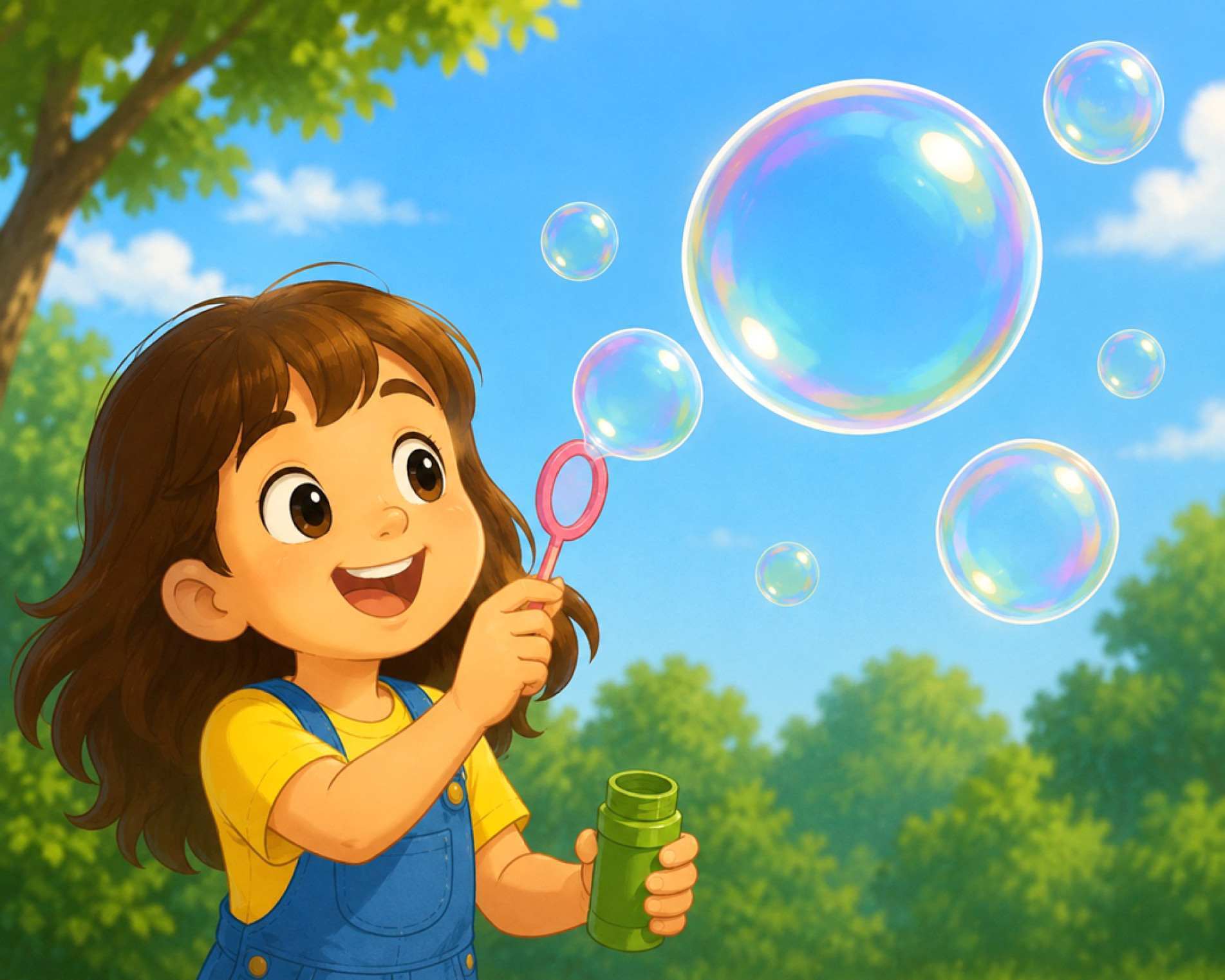 As bolhas de sab&atilde;o ficam redondas porque o ar se espalha igualmente dentro delas, formando pequenas esferas coloridas