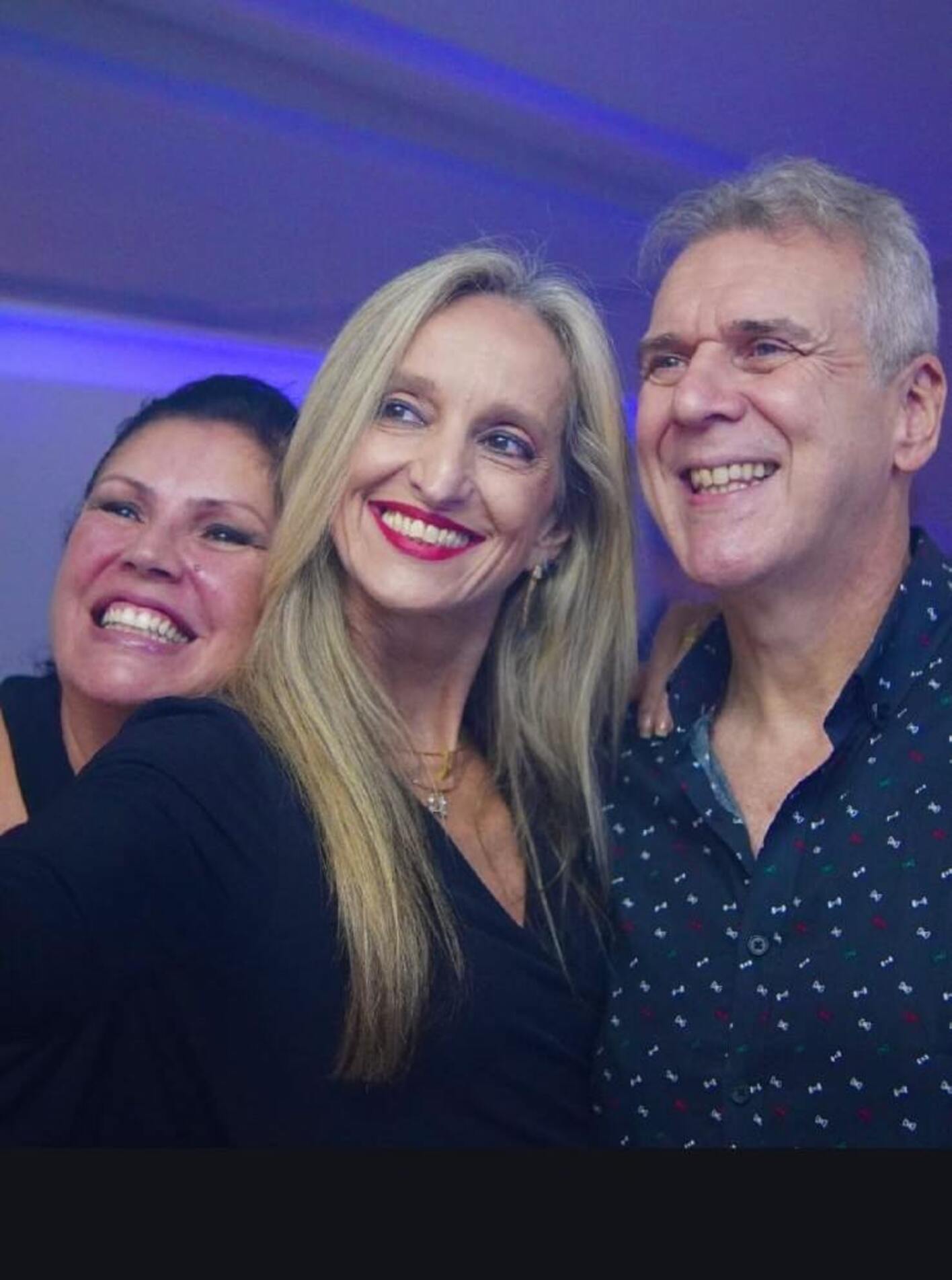 Simone Munhoz, Ana Emília e Marcelo Guedes da Costa