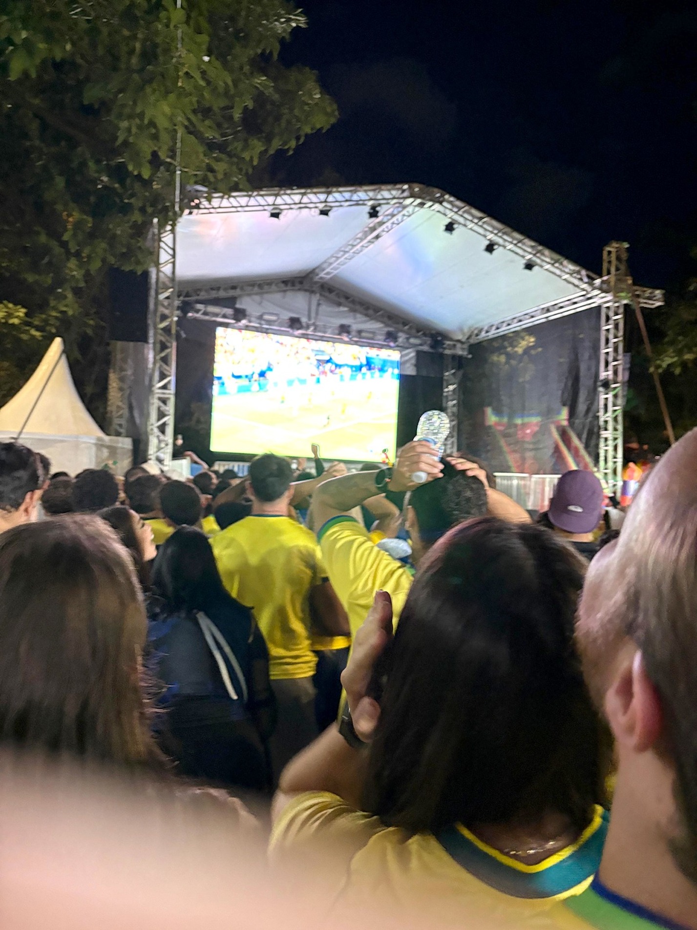 Muitos torcedores demonstraram decepção com resultado