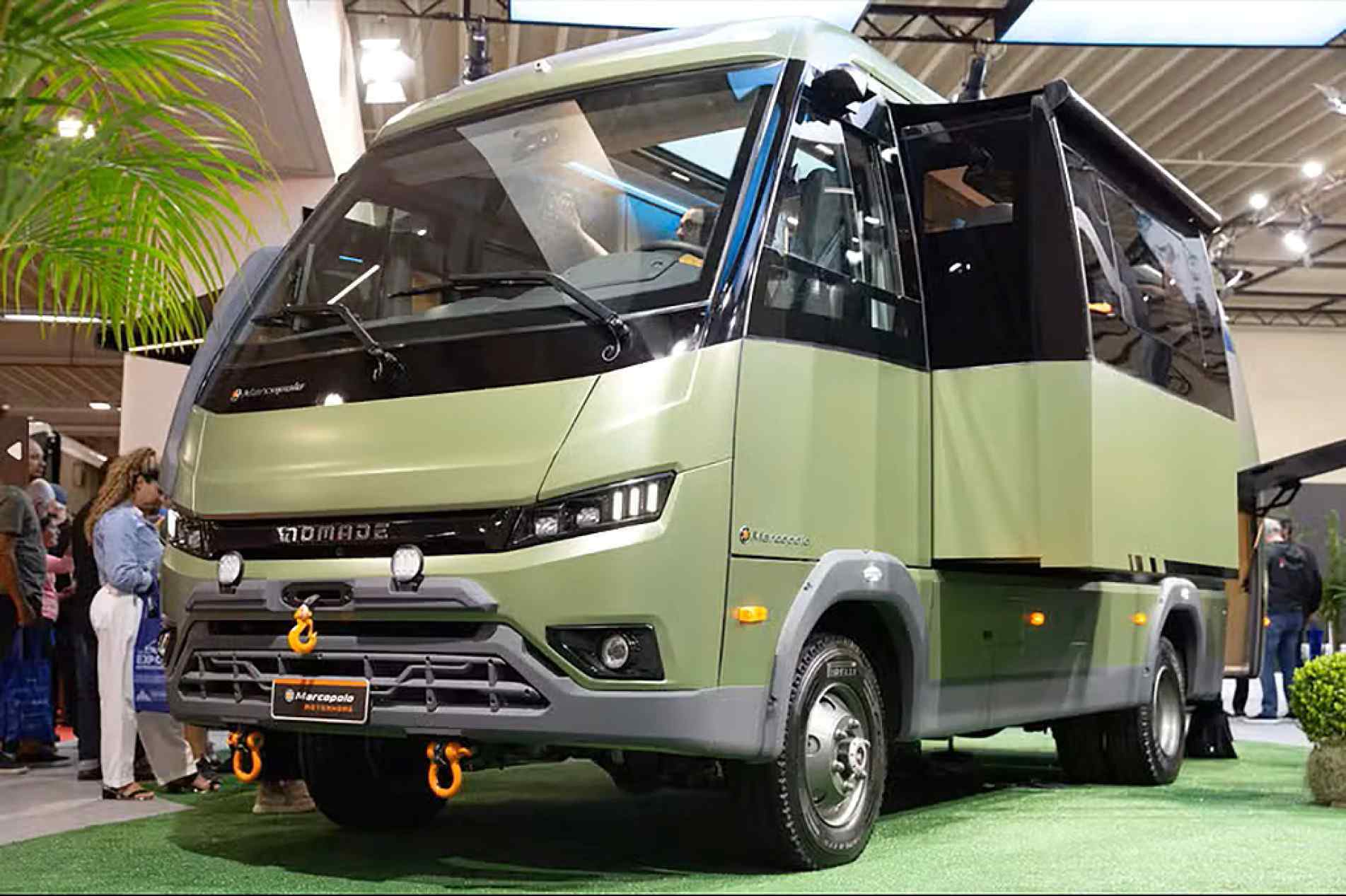 Nomade é um motorhome com tração 4x4 e câmbio automático

