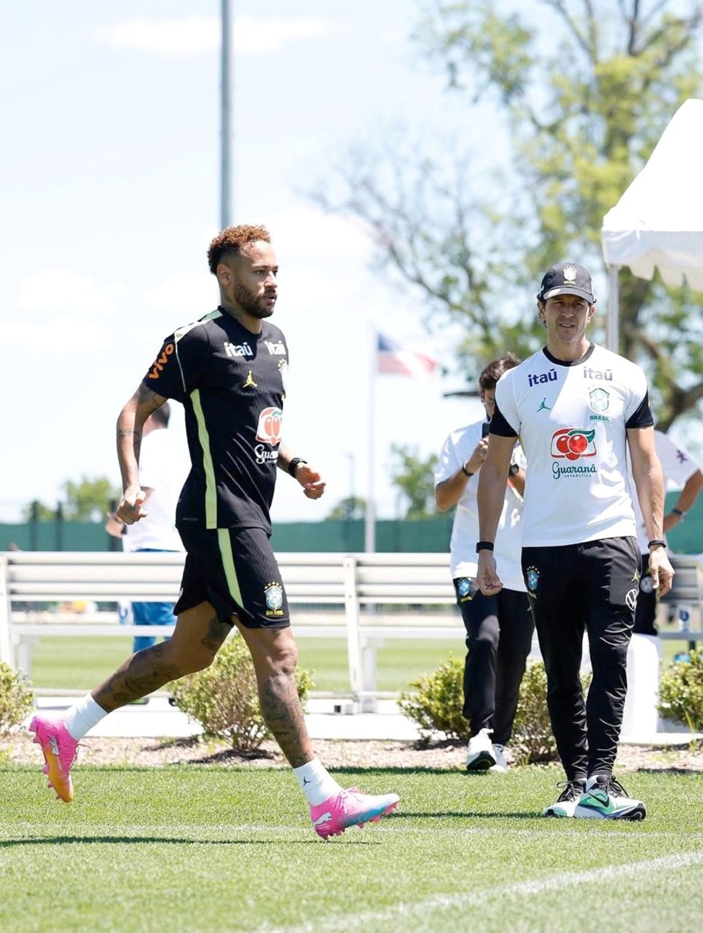 Maior artilheiro da seleção brasileira se recupera de lesão
