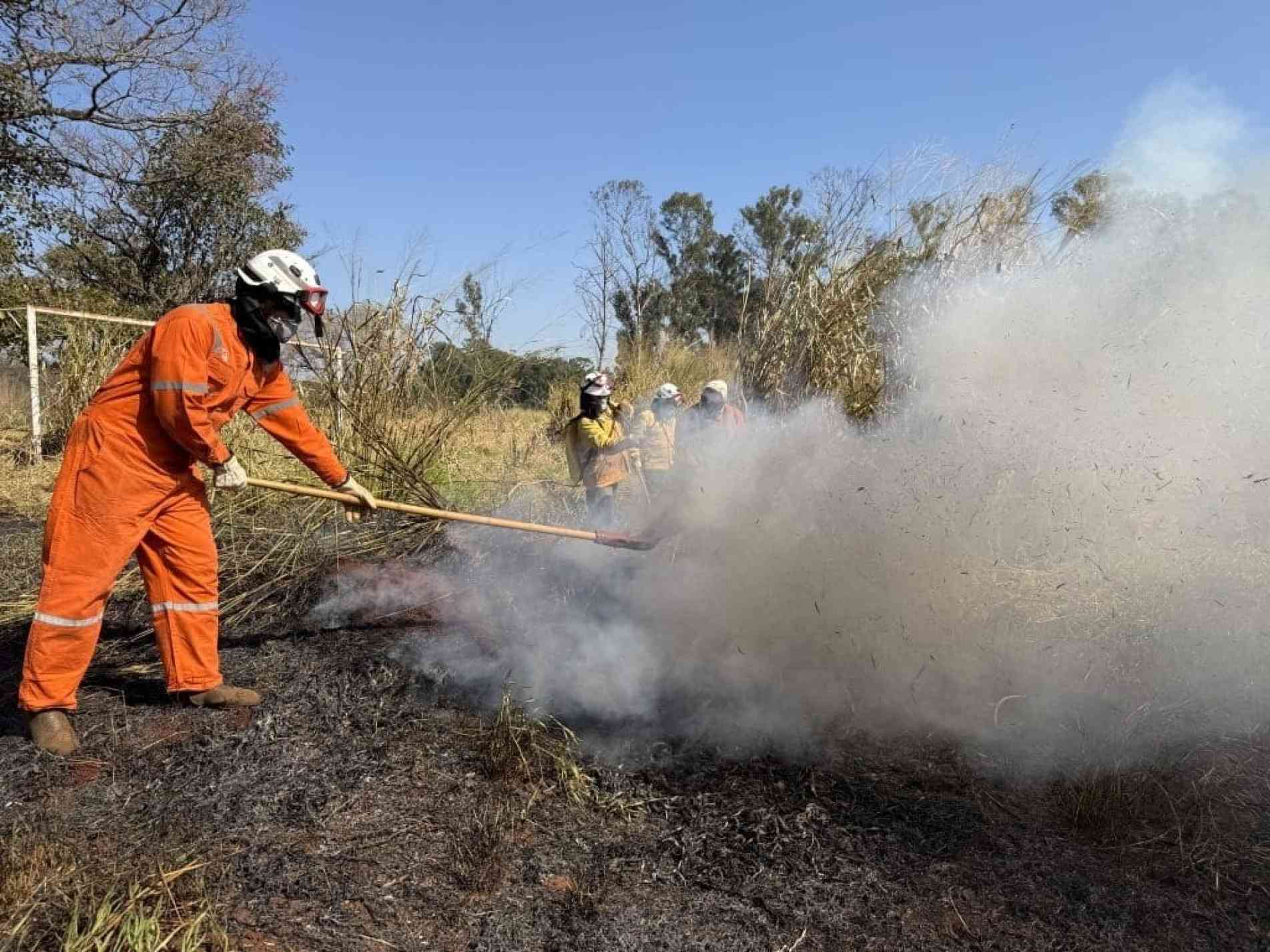 Enxadas, abafadores, lanternas e óculos de proteção integram os kits entregues aos municípios para prevenção e combate a queimada