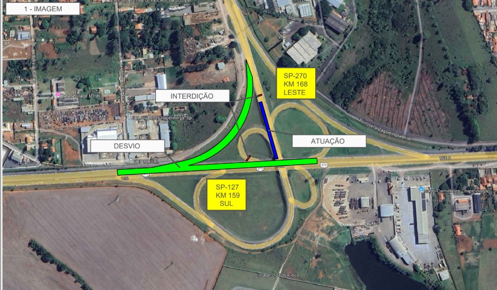 Via Raposo interdita alças de retorno no km 169 da Raposo Tavares para obras