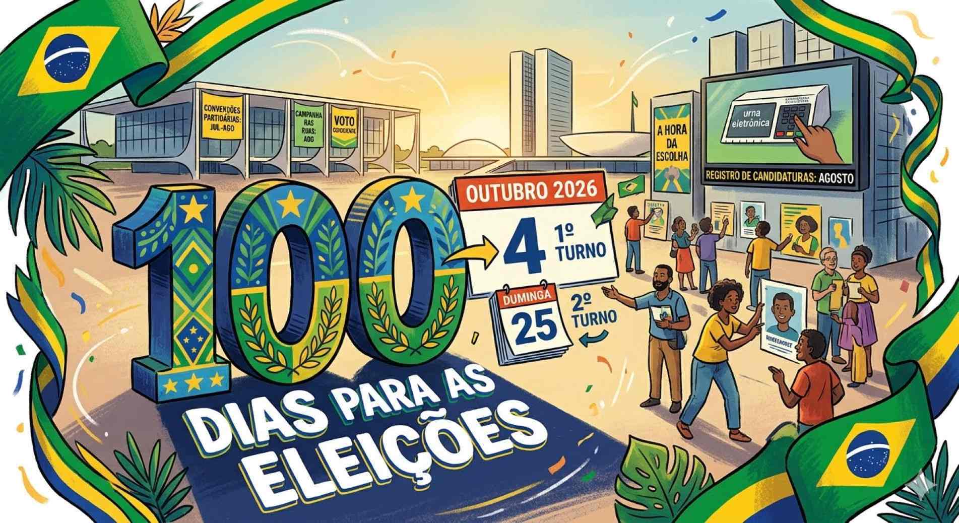 Ilustração Eleições 2026