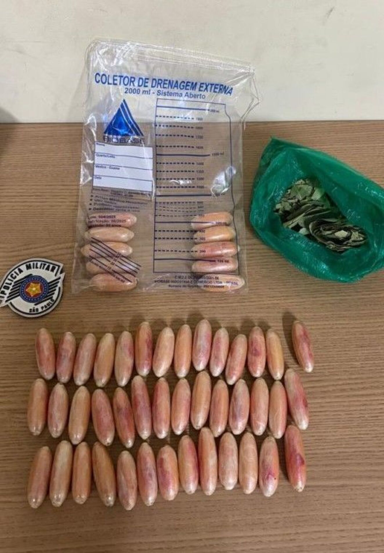  652 gramas de pasta base de cocaína