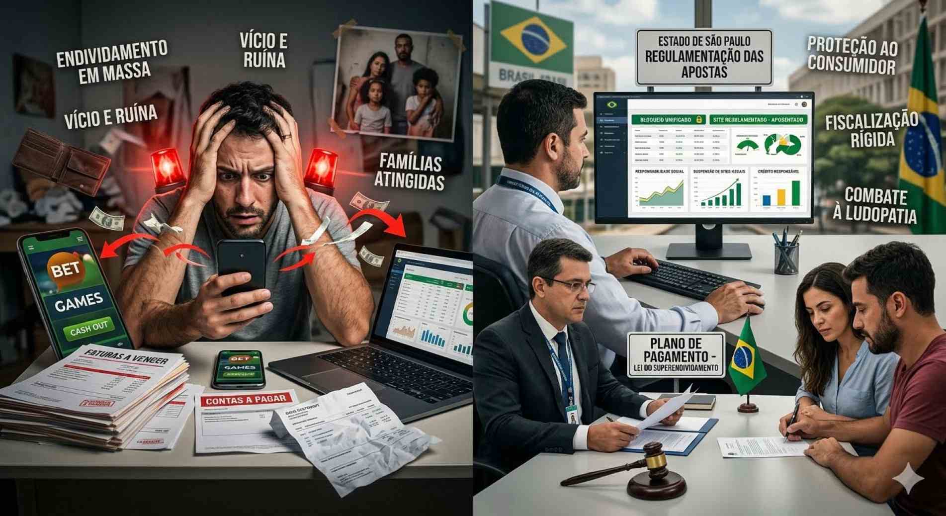 Bets e apostas são uma desgraça