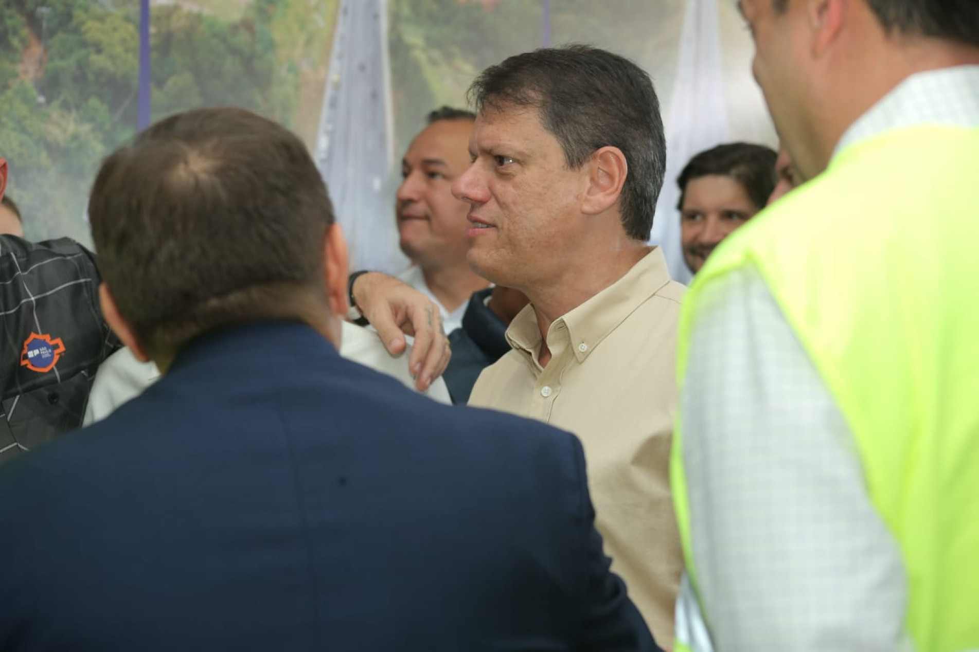 Governador chegou em São Roque por volta das 10h