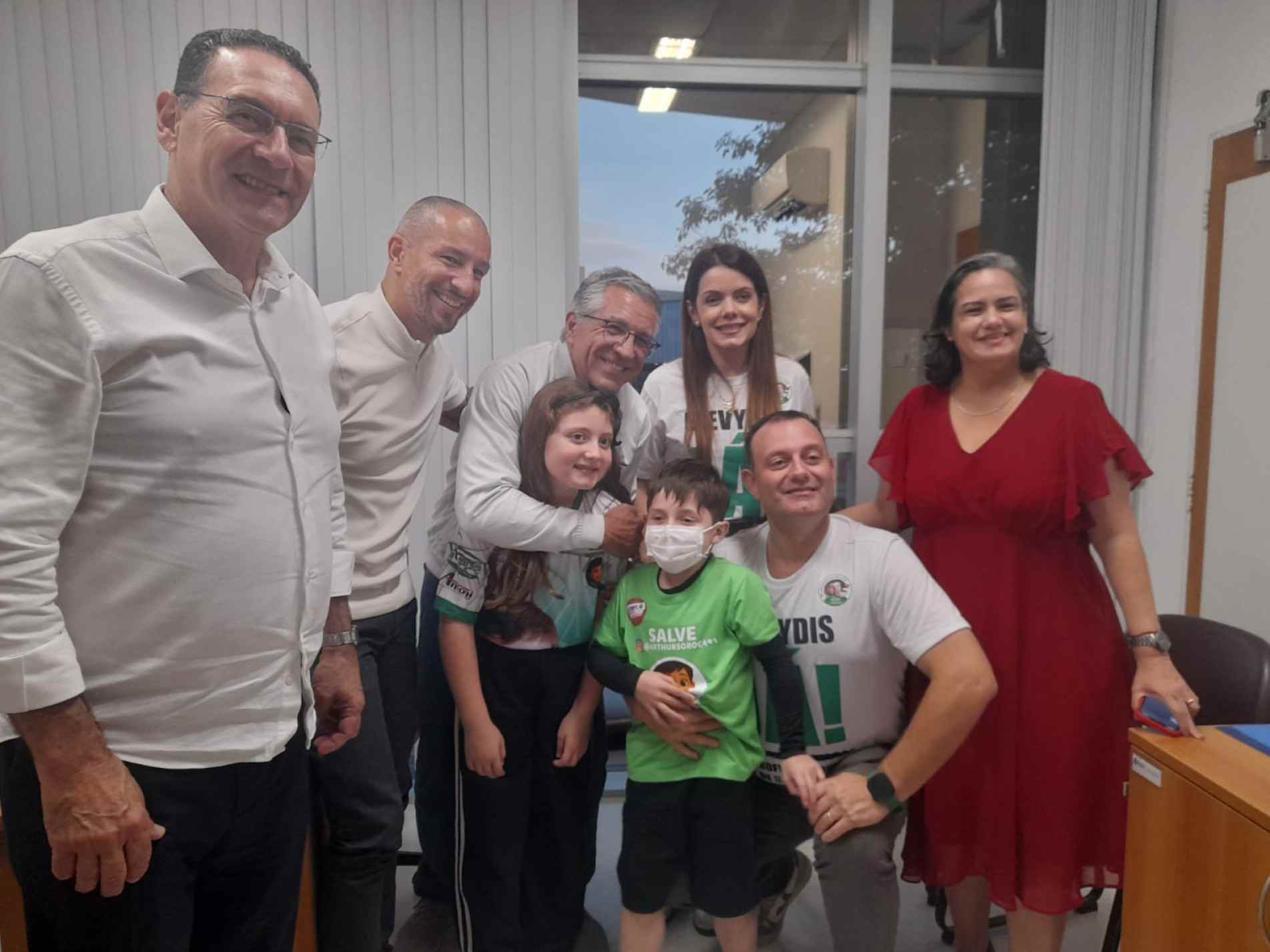 Ministro recebe família com criança portadora de Distrofia Muscular de Duchenne