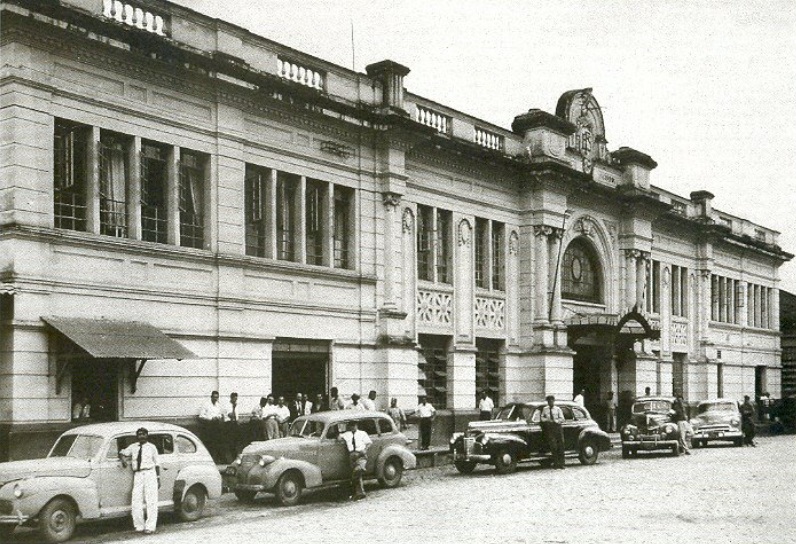 Foto histórica da Estação Ferroviária de Sorocaba