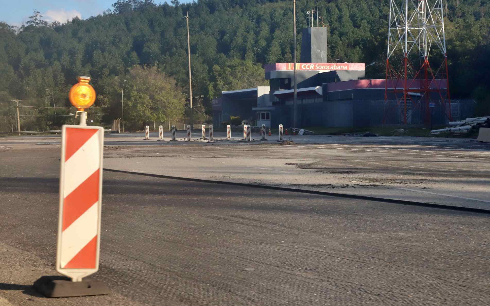 Pedágio desativado em Alumínio fica no km 79