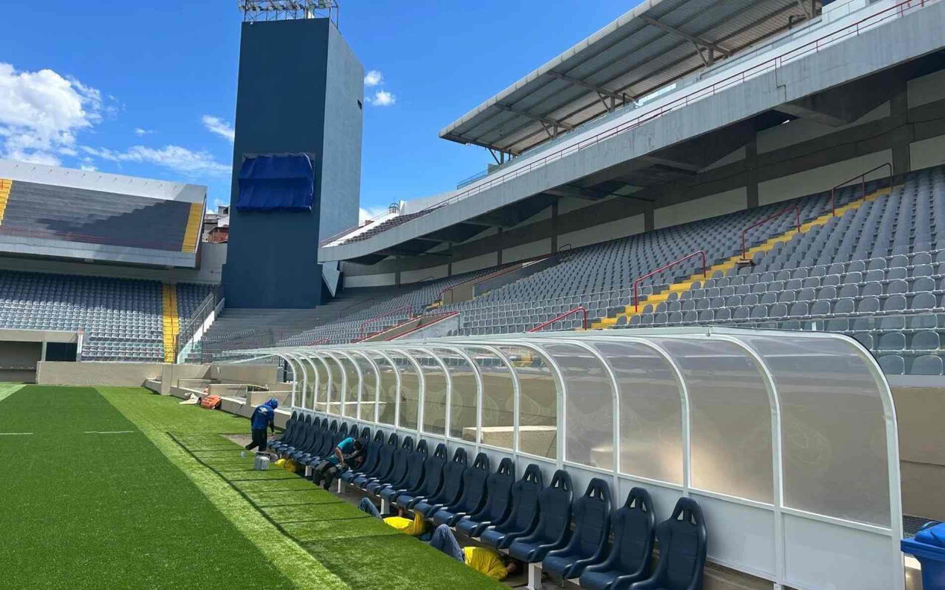 Palmeiras instalou sistema na Arena Crefisa Barueri