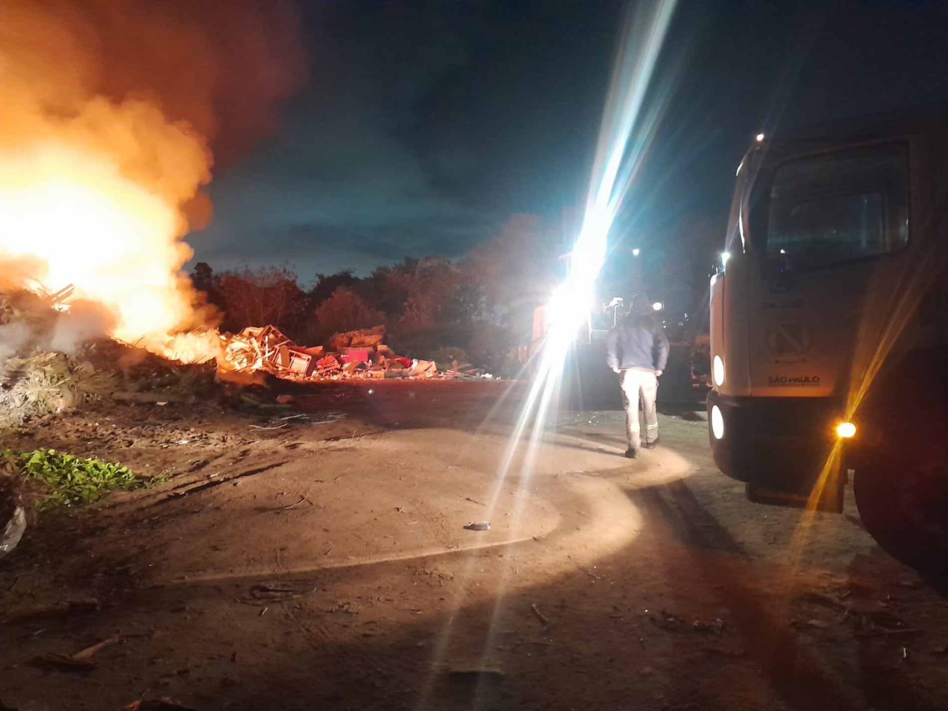 O incêndio ocorreu em um momento considerado crítico para queimadas em todo o Estado de São Paulo