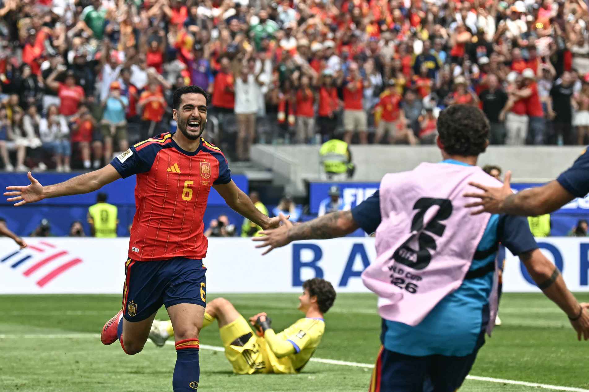 Espanha e Bélgica na Copa. Merino