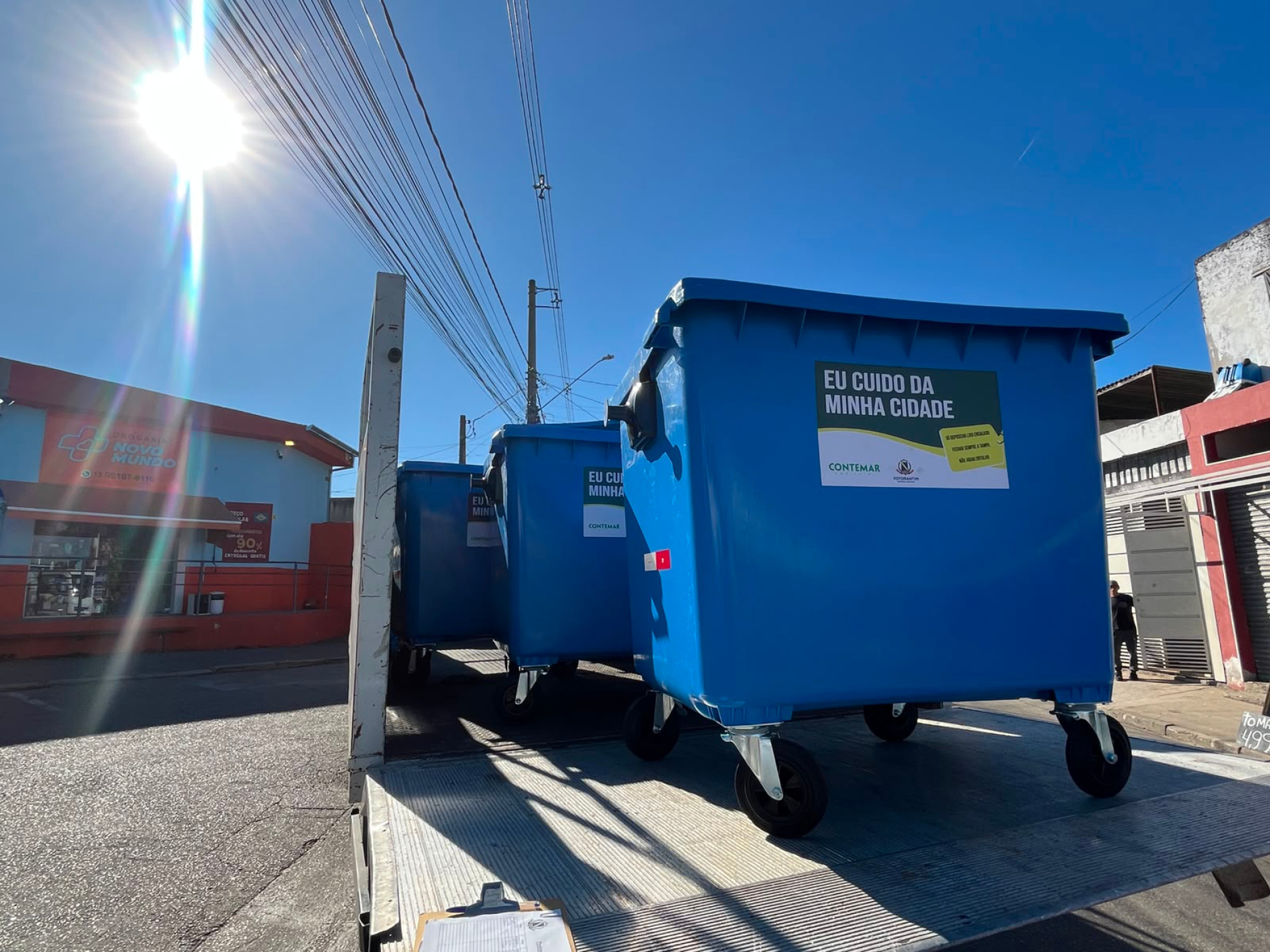 Primeiro bairro contemplado com os novos equipamentos foi o Jardim Novo Mundo