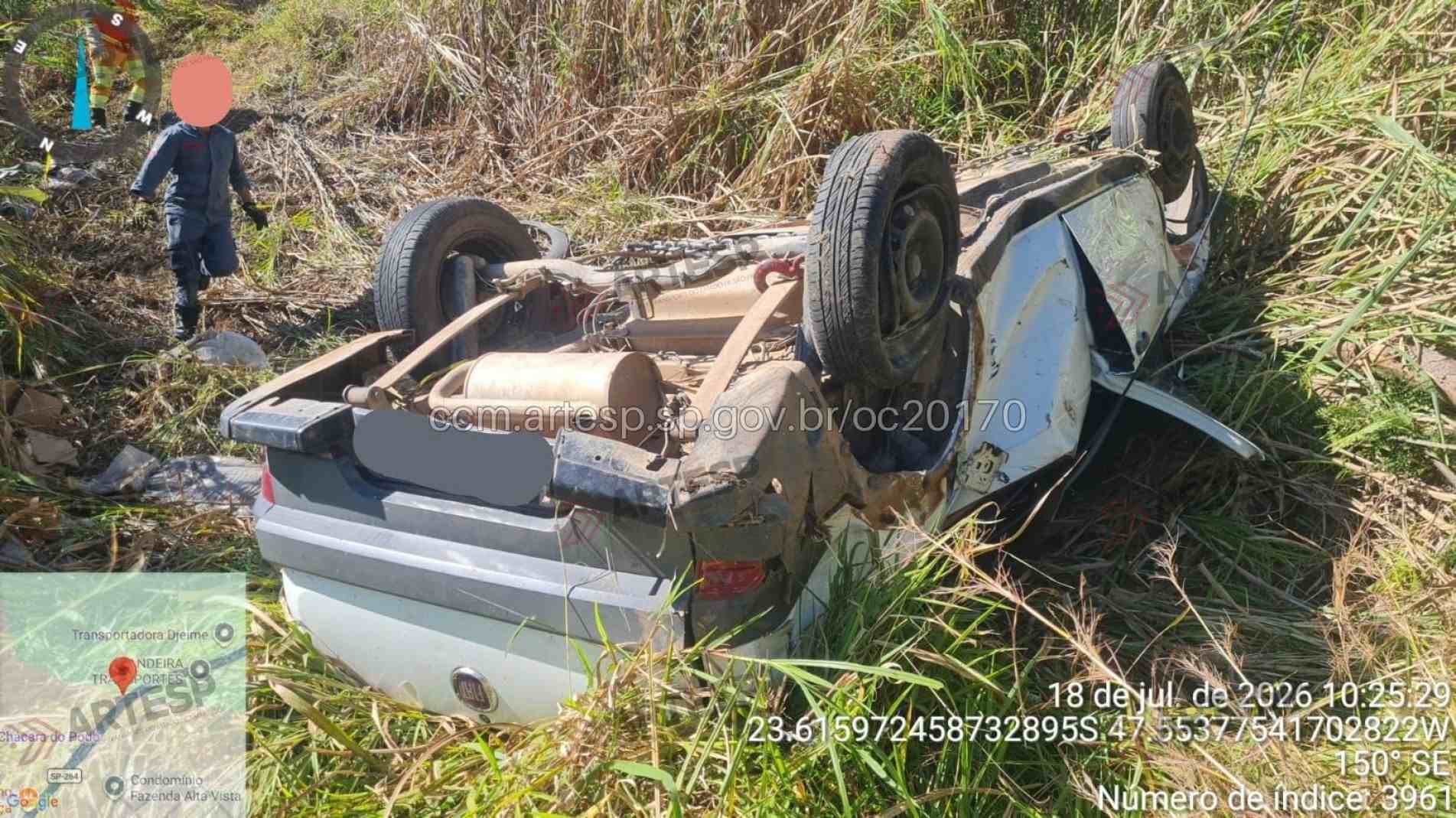 Motorista perdeu controle da direção
