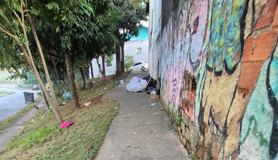 Local é geralmente ocupado por pessoas em situação de rua