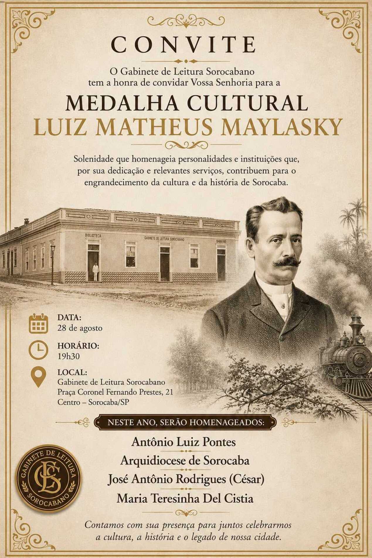 Medalha Cultural Luiz Matheus Maylasky