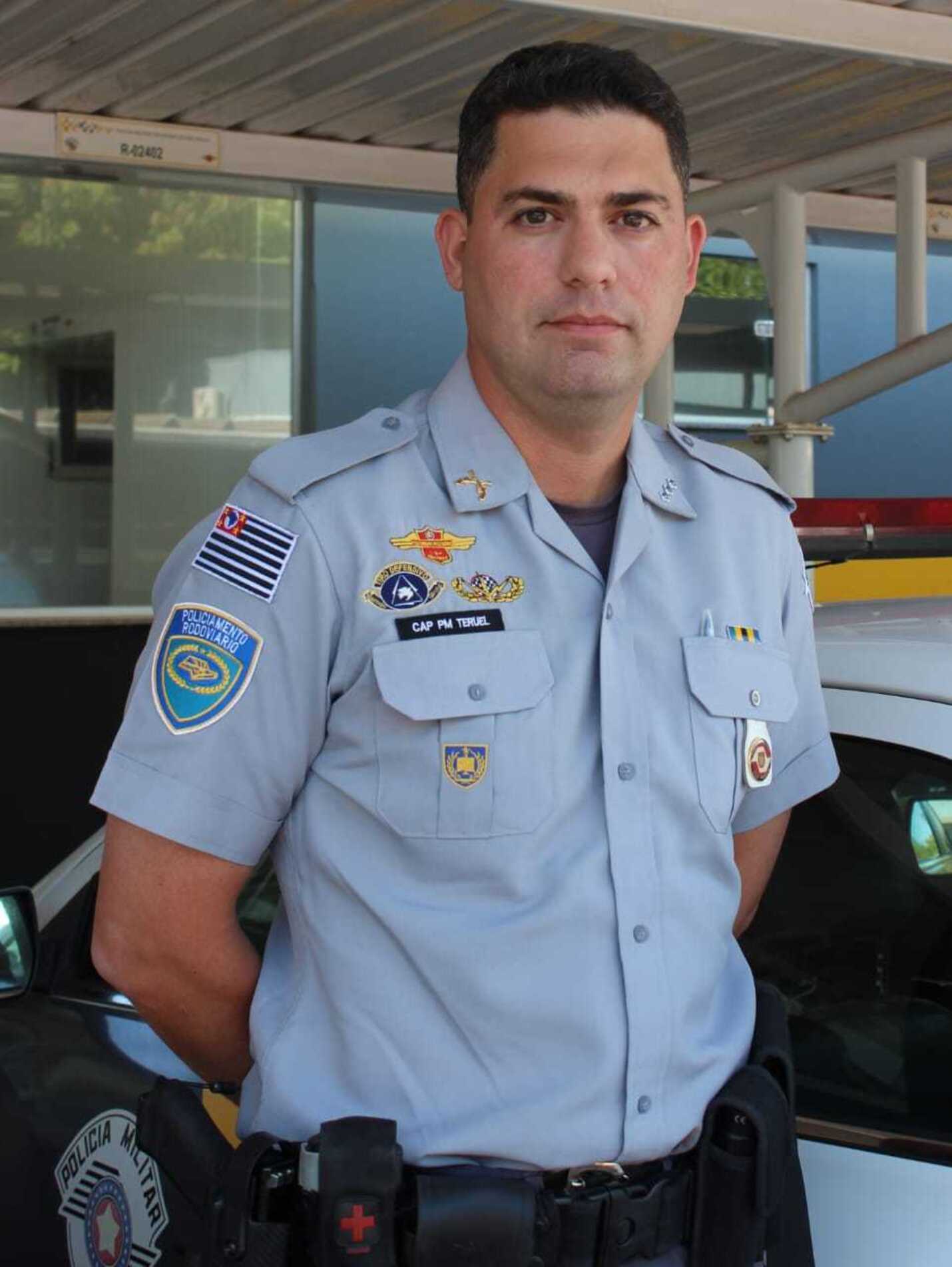 Alexandre Teruel de Melo é comandante da 1ª Companhia da Polícia Militar Rodoviária de Sorocaba