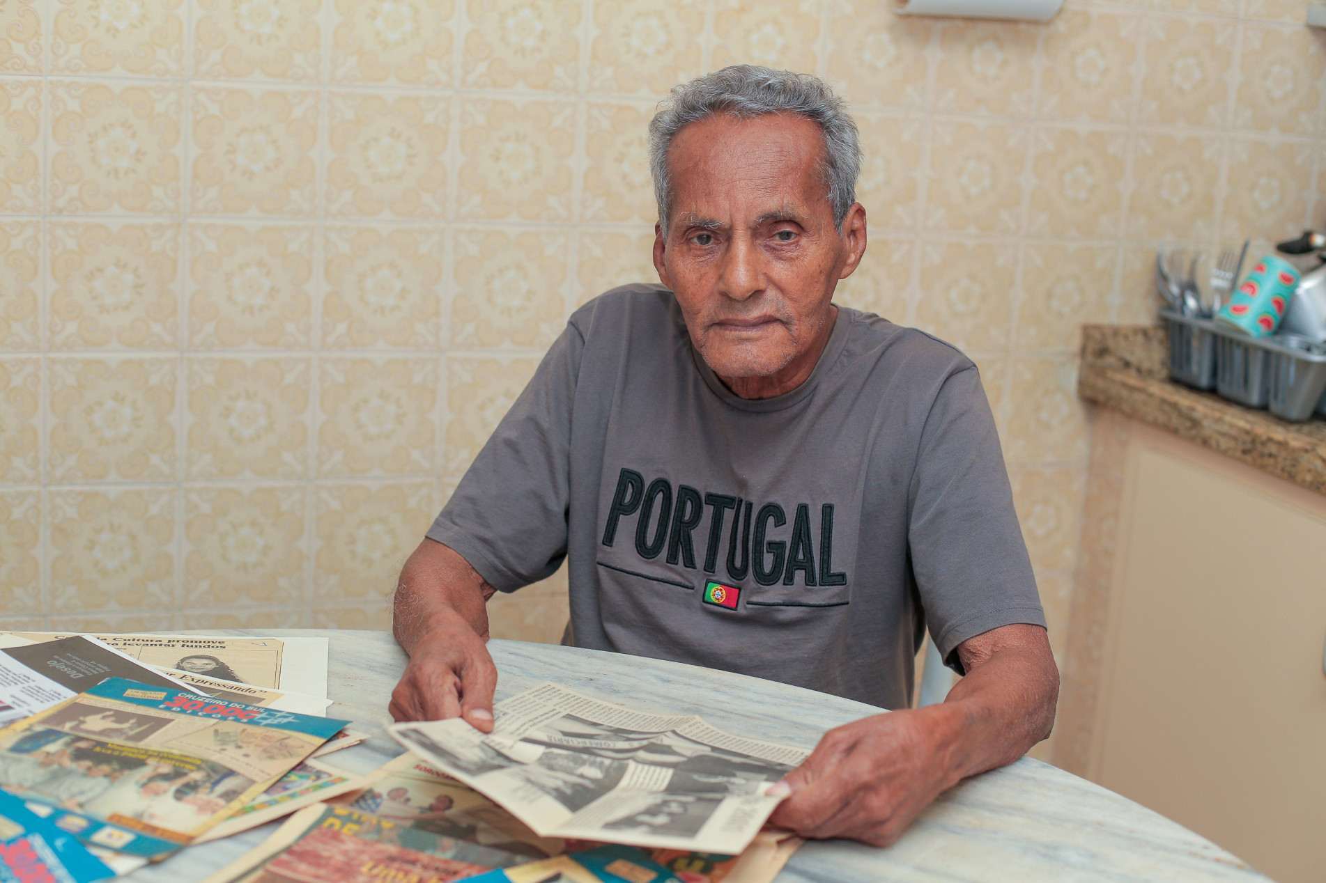 Geraldino, 86 anos, é assinante desde 1970: sente falta às segundas-feiras