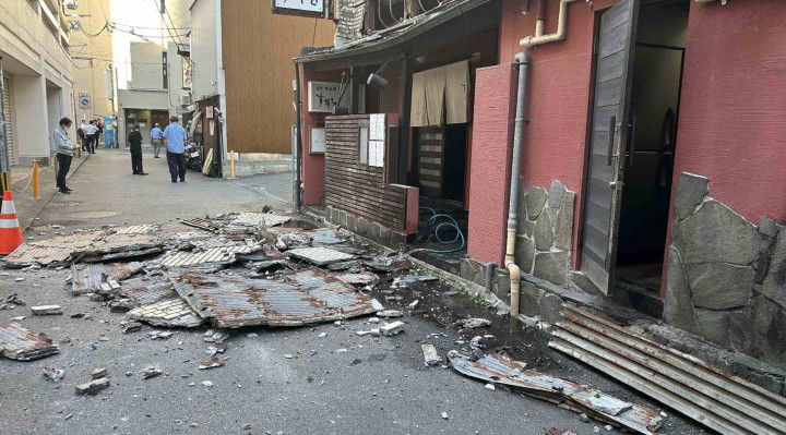 Tremor de 7,1 graus no Japão mata 1 e fere 100