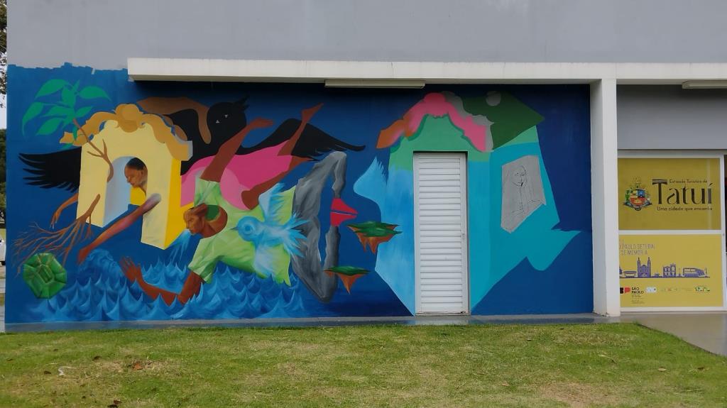 Obra de Diego Dedablio transforma prédio do Educativo do Museu 