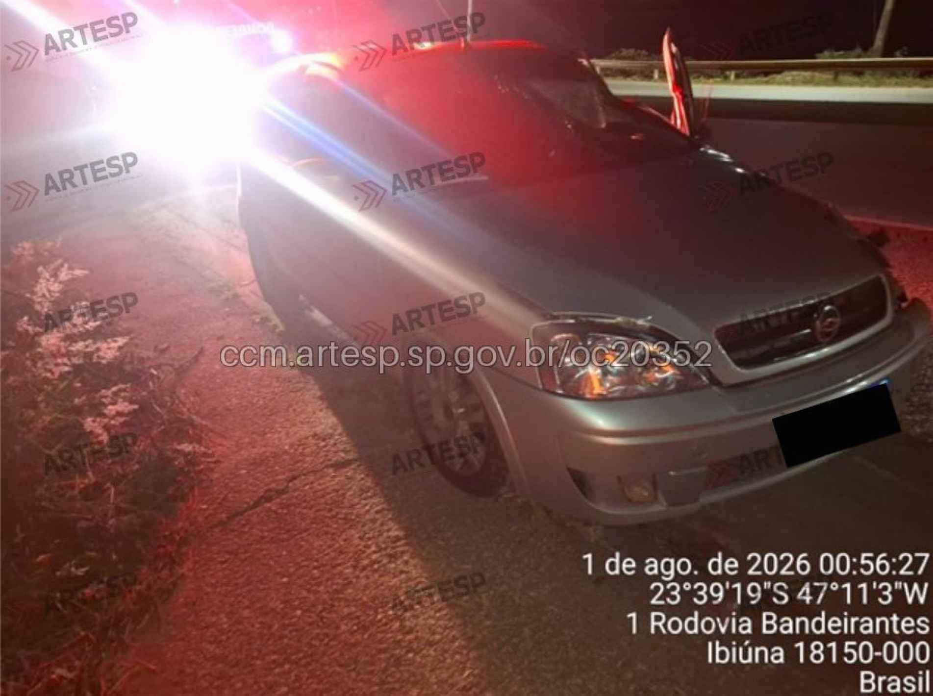 Pedestre morre após atropelamento em Ibiúna