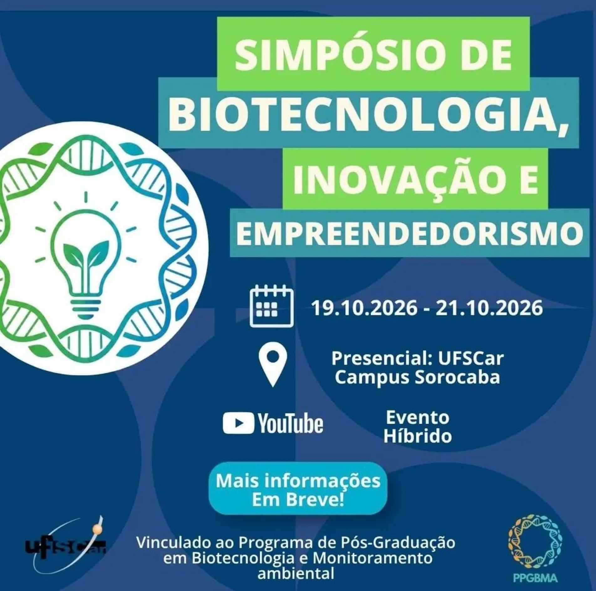 Confira a programação no instagram