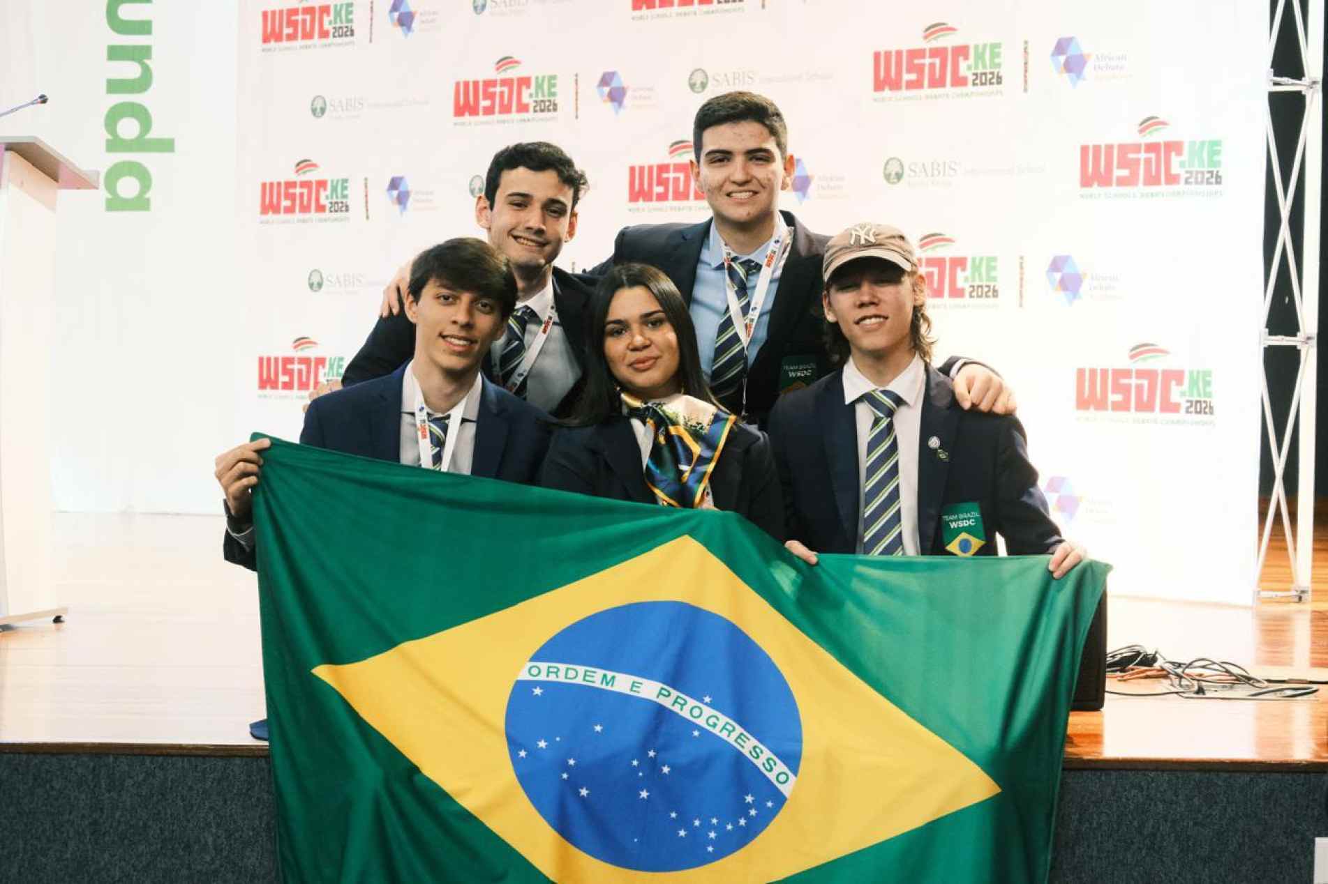 Integrantes da Seleção Brasileira de Debates que participam de competições nacionais e internacionais