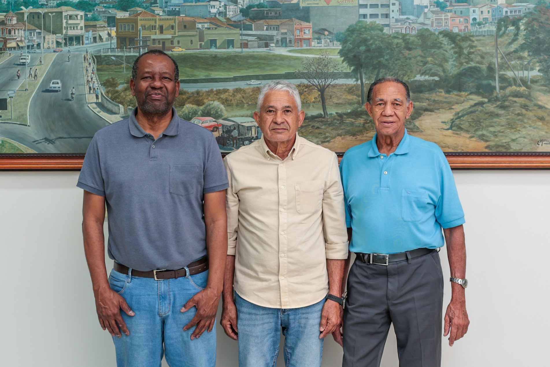 Fábio Isidoro, Herculano Ramos e Pedro Laudelino 