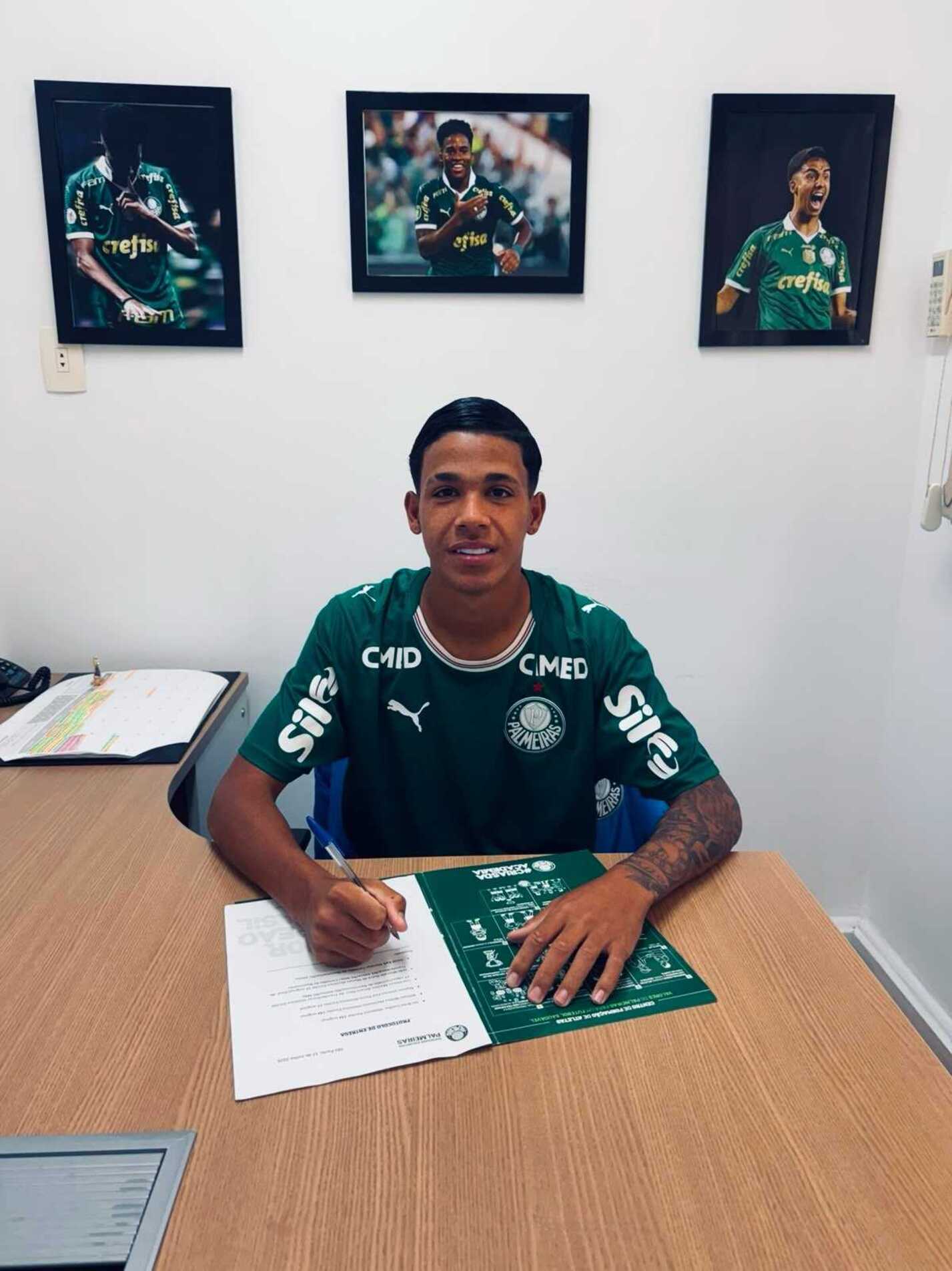 Jovem atleta vai para a categoria de base do Verdão