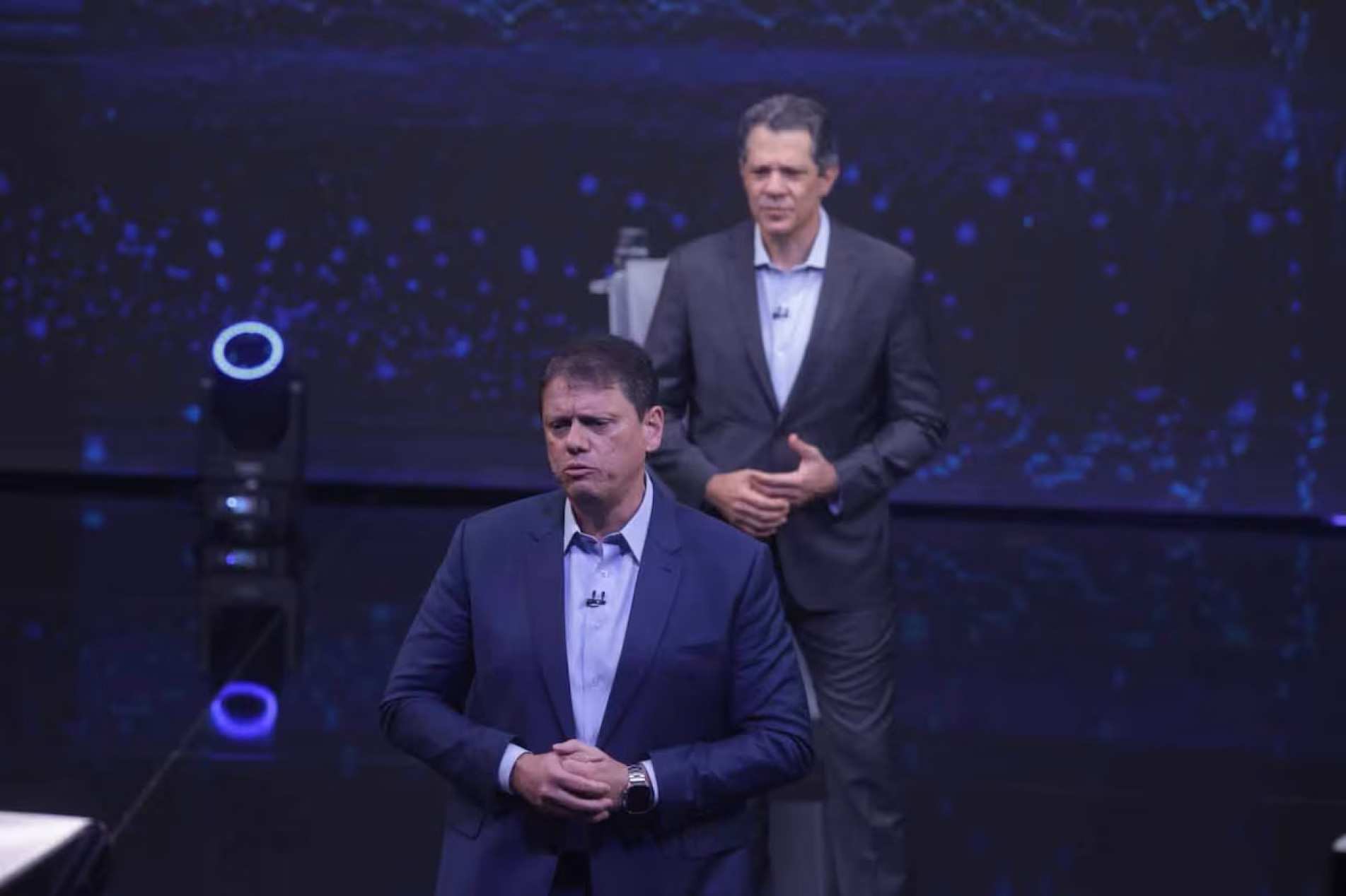Tarcísio de Freitas e Fernando Haddad, candidatos 
ao Governo 
de São Paulo