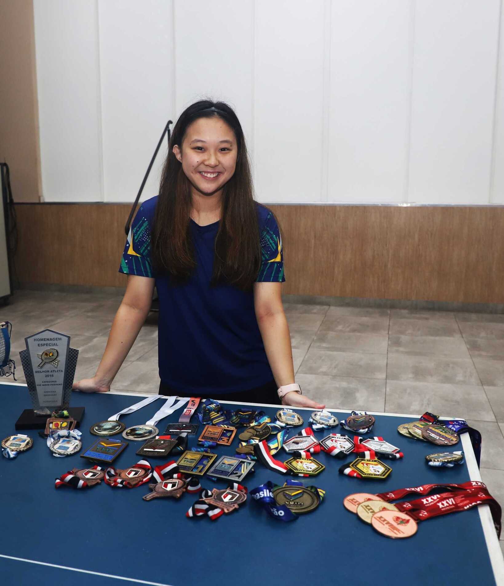 Giovana Shiozaki começou aos 8 anos e acumula medalhas de competições desde 2016