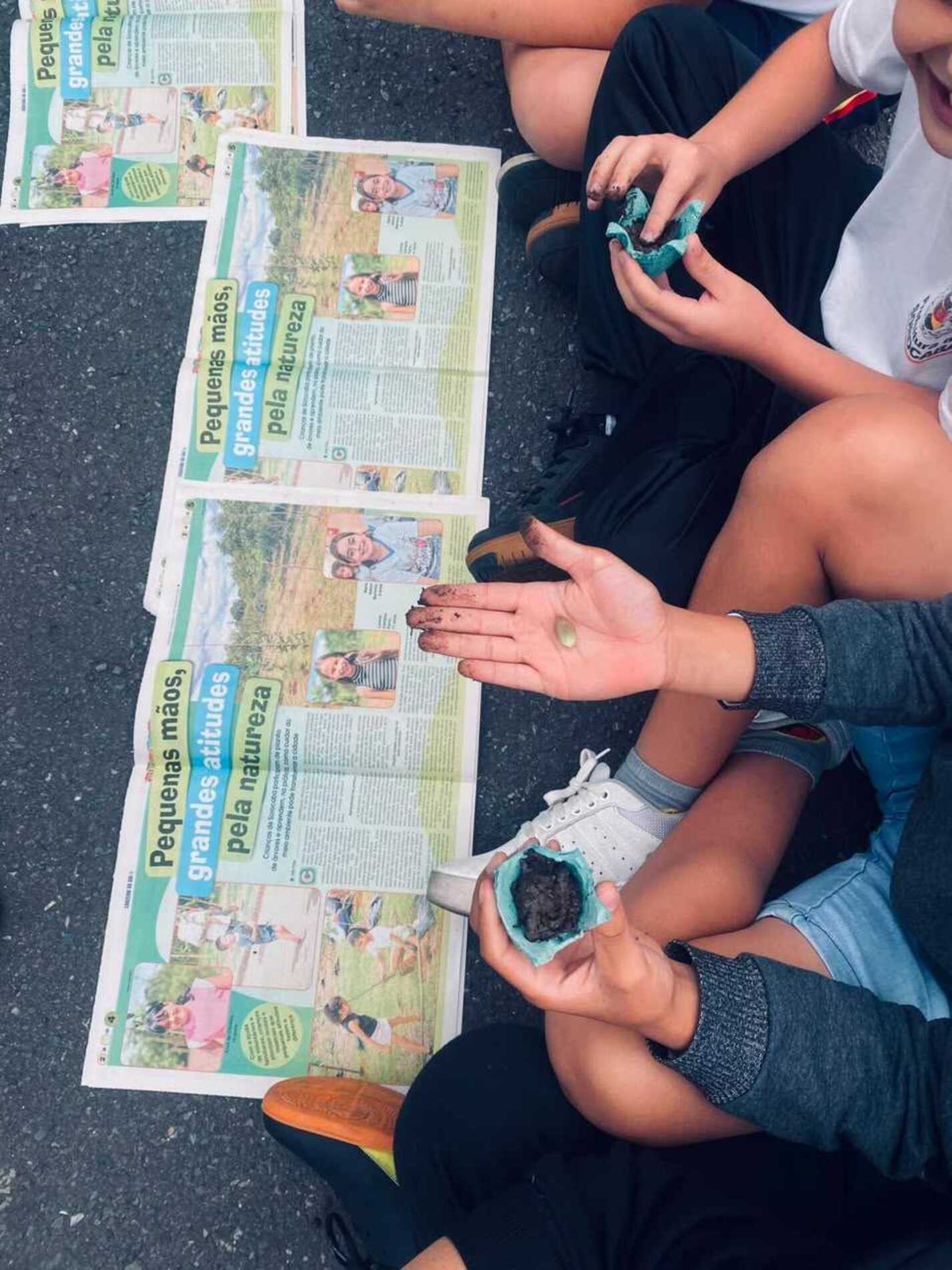 Atividades com o Cruzeirinho ajudaram as crianças a desenvolver diferentes estratégias de leitura
