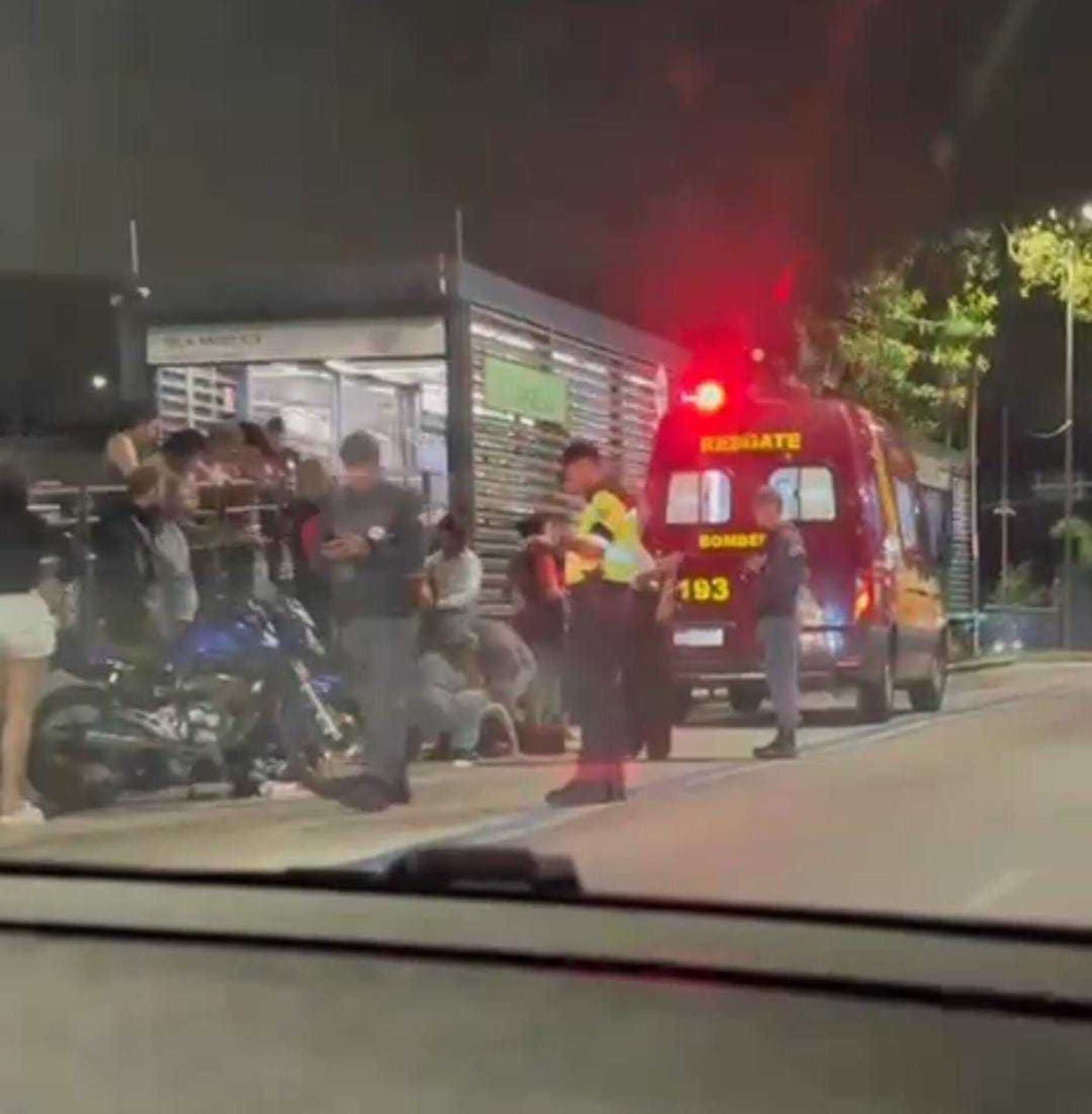 Vítima foi socorrida pelo Samu