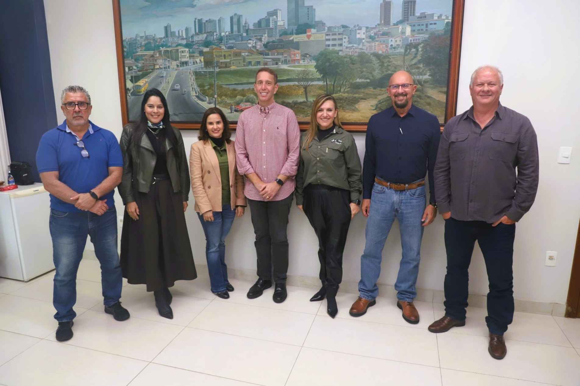 Da esquerda para direita: José Murilo Marinho Mauad, Camila Pimenta Dercks, Fernanda Manzini Sleutjes,Rodrigo Manga, Andréia Bernabé, Roberto Reis e Rubens Cury Basso.