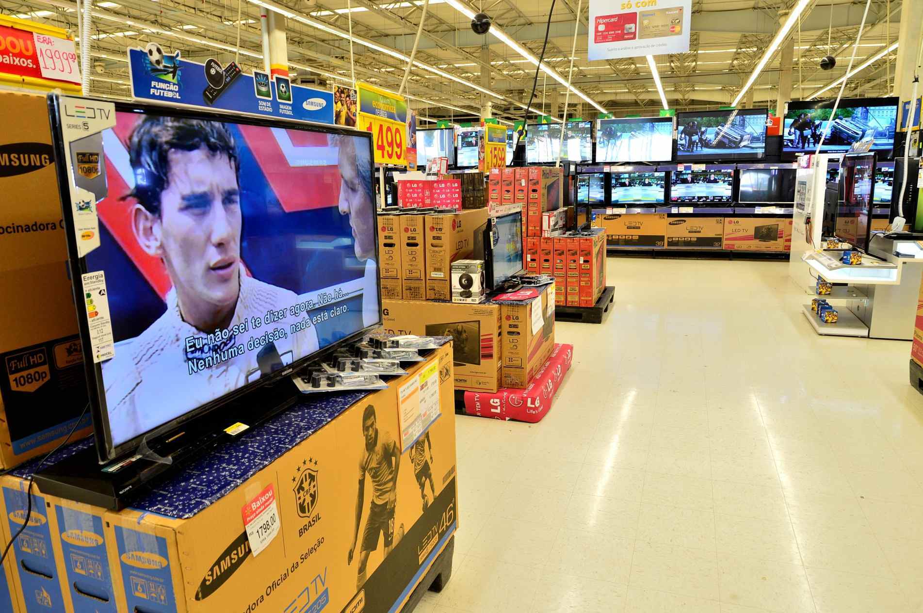 Venda de TVs e outros eletrodomésticos desacelerou