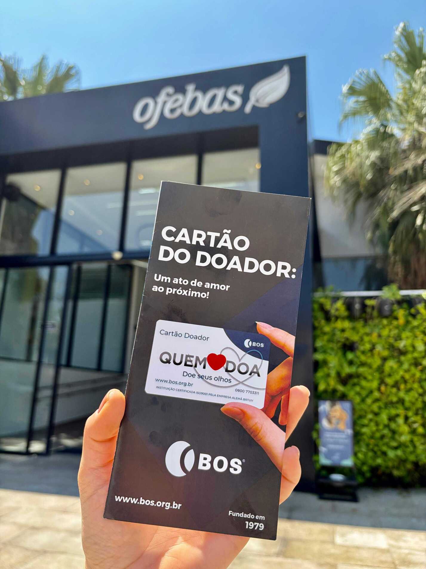 Na OFEBAS, acolhimento e informa&ccedil;&atilde;o ajudam as fam&iacute;lias a conhecer a possibilidade da doa&ccedil;&atilde;o de c&oacute;rneas e decidir de forma consciente.