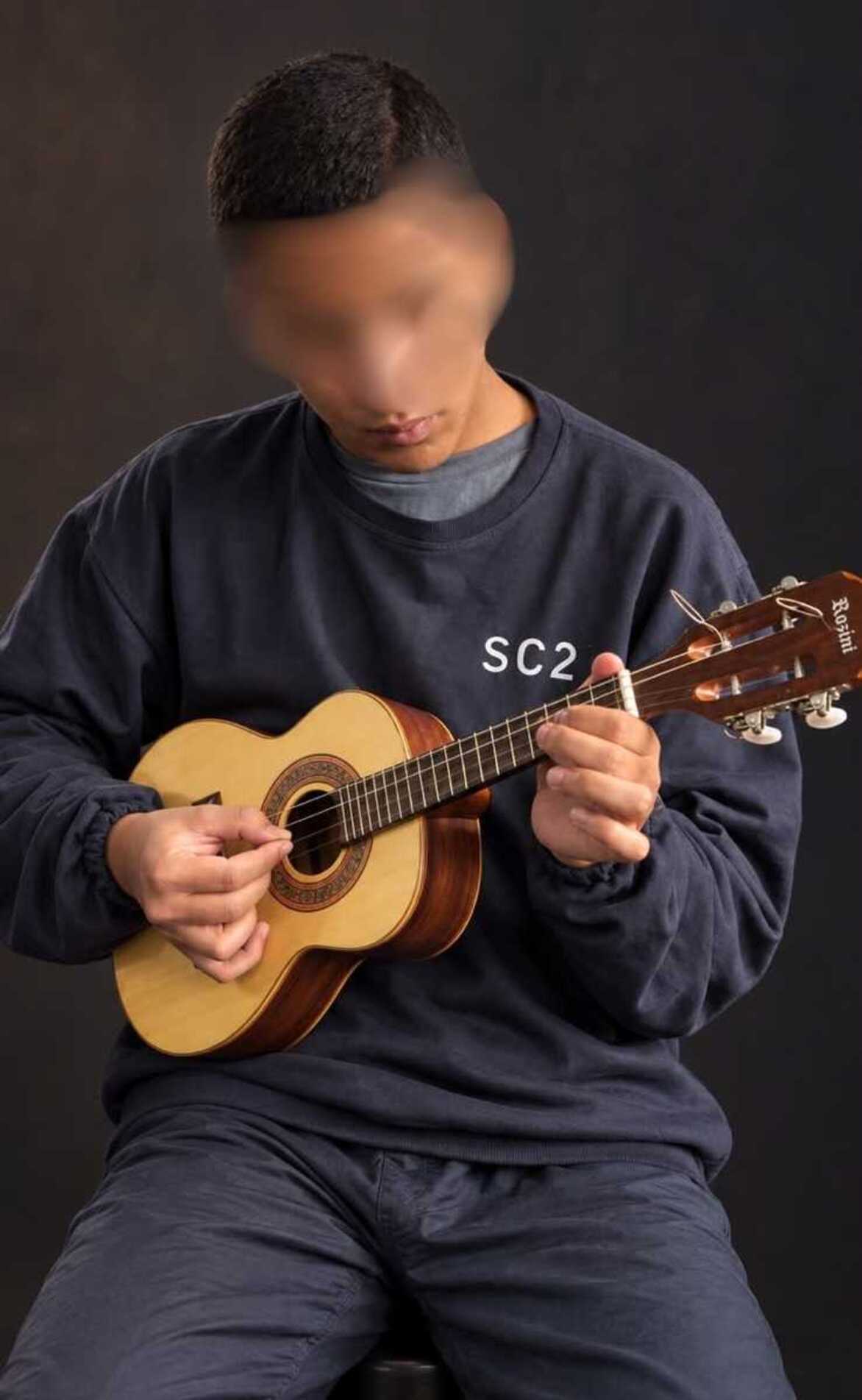 Maikon, de 17 anos, se destaca no festival MusiCASA 