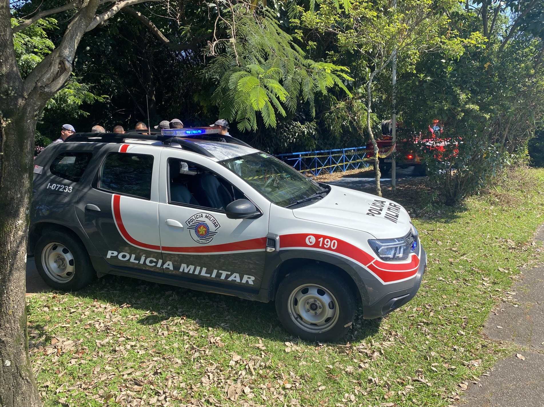 Corpo de Bombeiros, Pol&iacute;cia Militar e Samu foram acionados