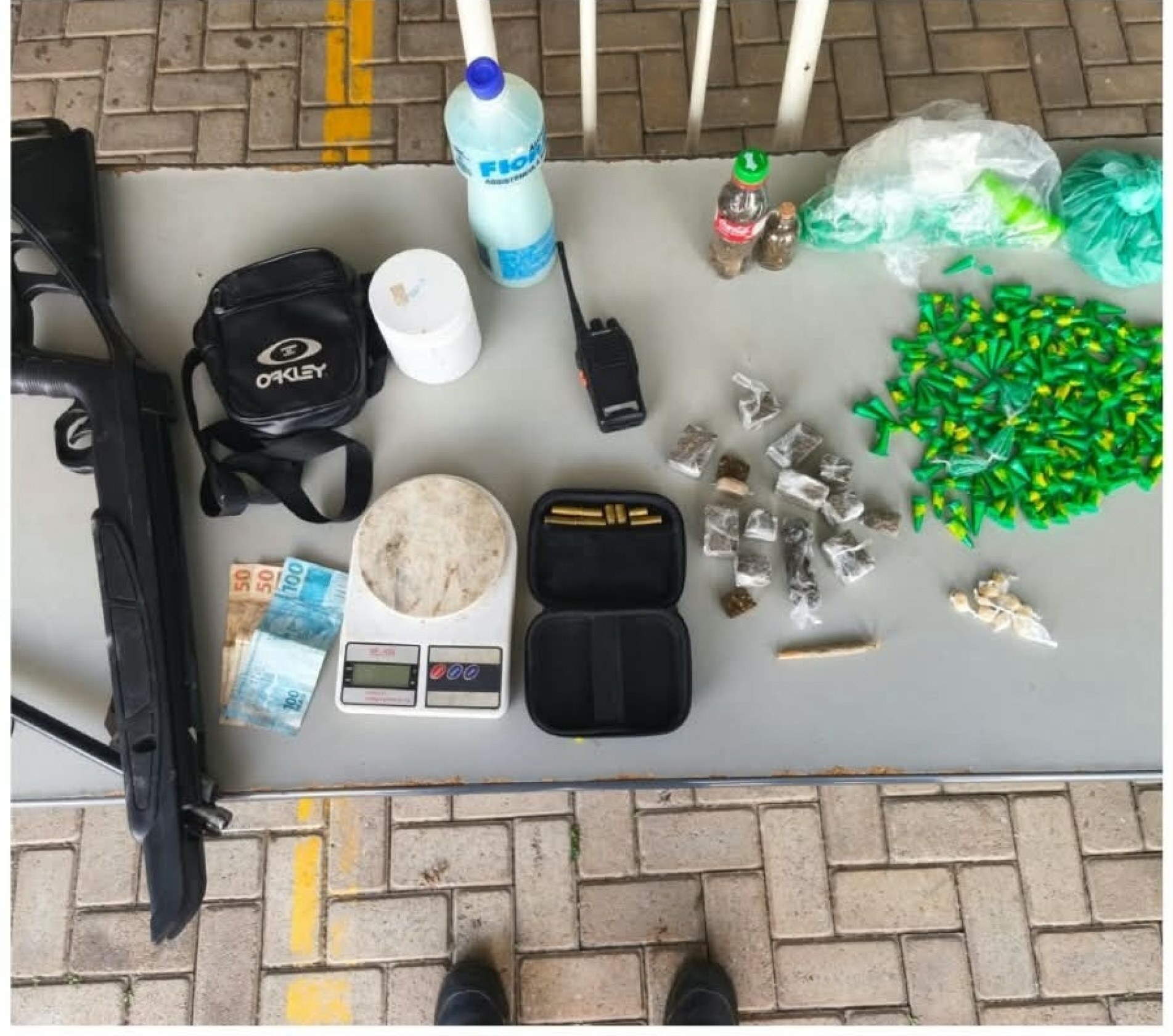 Material foi apreendido para averiguação