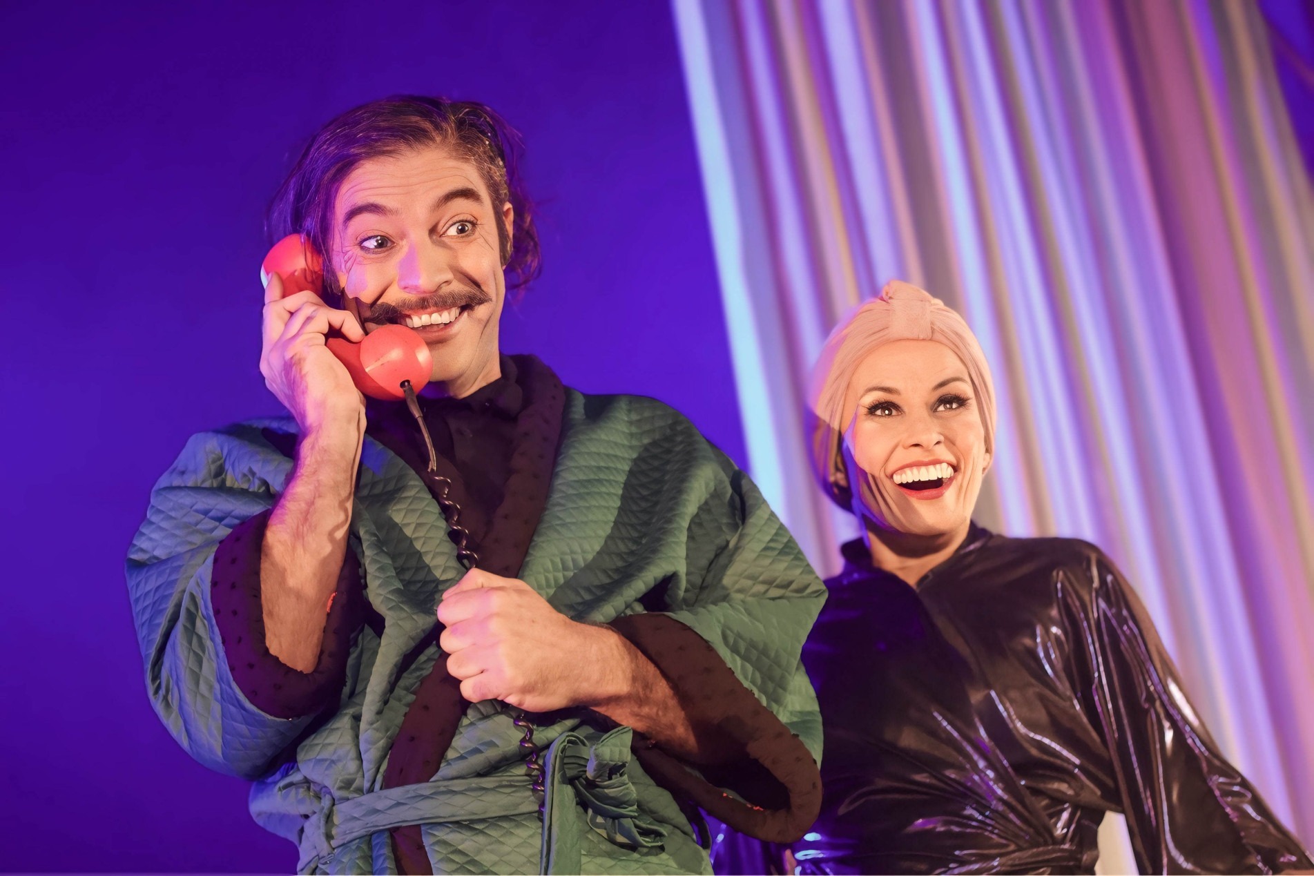 Teatro recebe a Cia. Barnabô, que traz o casal Lucila e Lupércio em suas questões matrimoniais