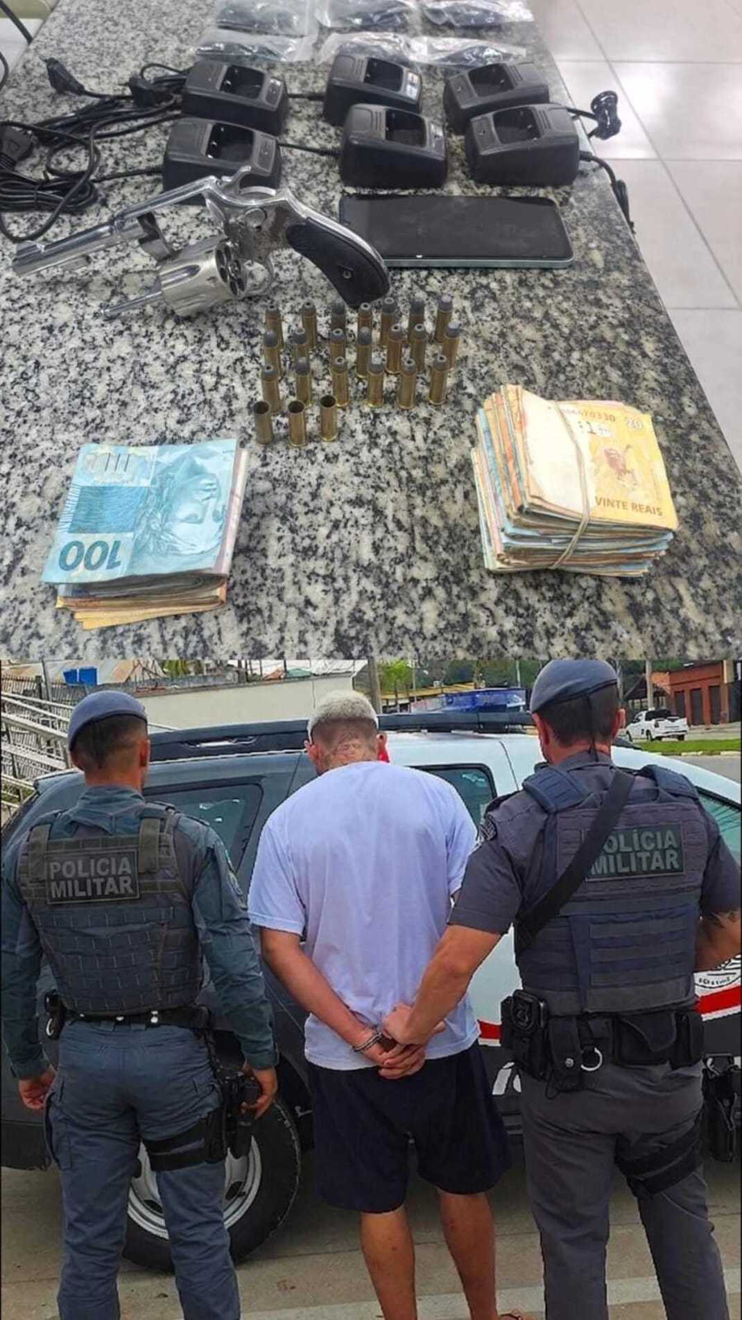 O homem foi levado ao Distrito Policial, onde a ocorrência foi apresentada à autoridade policial